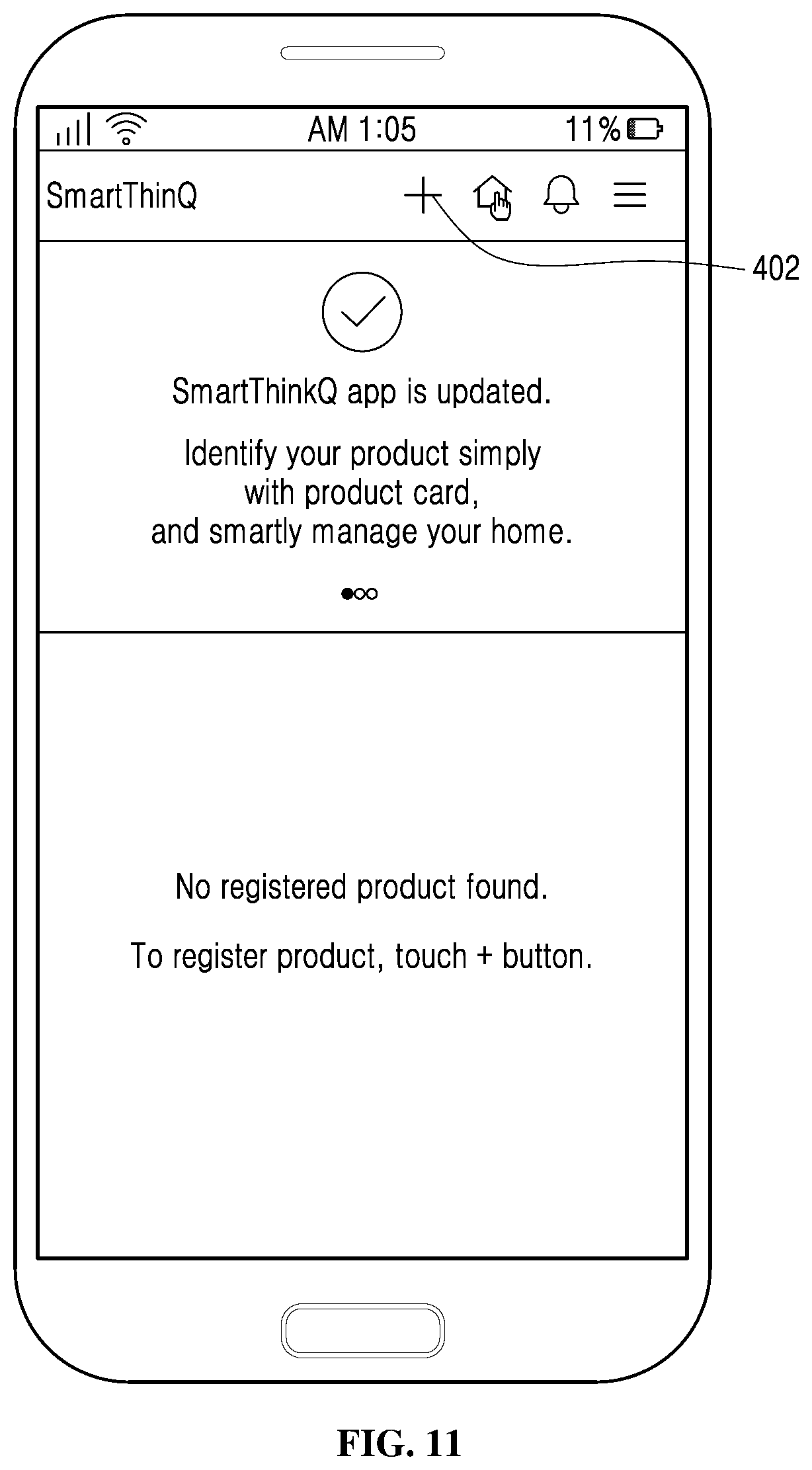 Patent US11824679 Figure 11 – Method and apparatus for managing electronic device