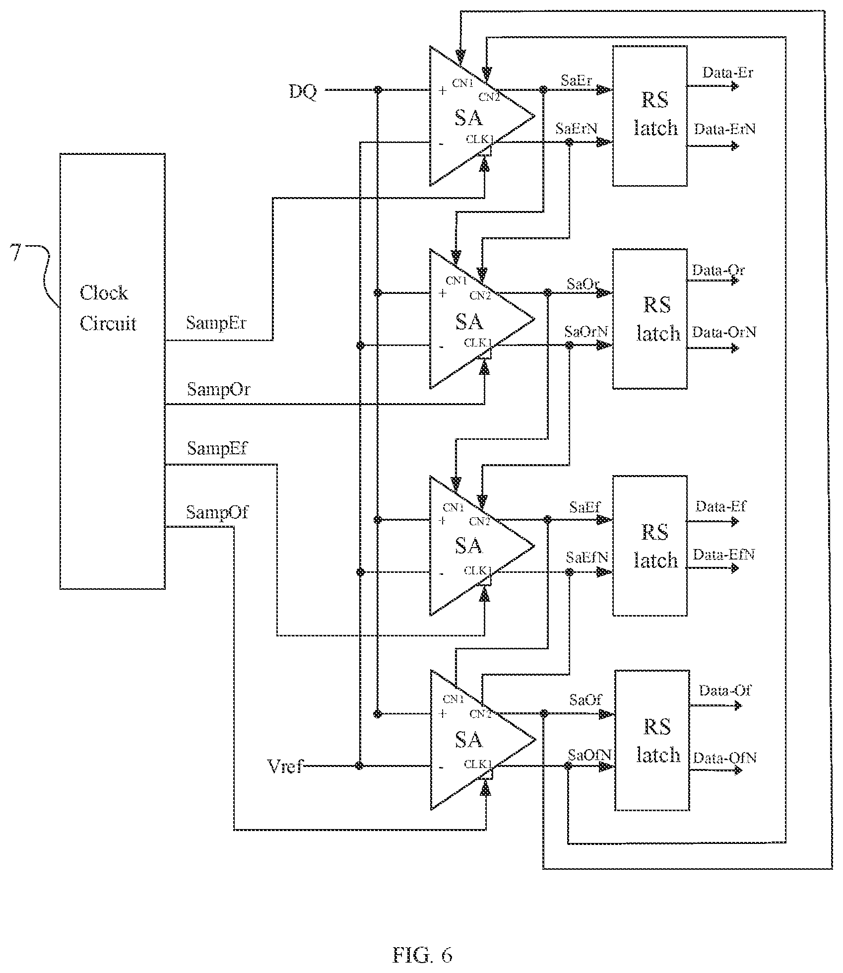 Patent US11824690 Figure 5 – Data sampling circuit and data sampling device