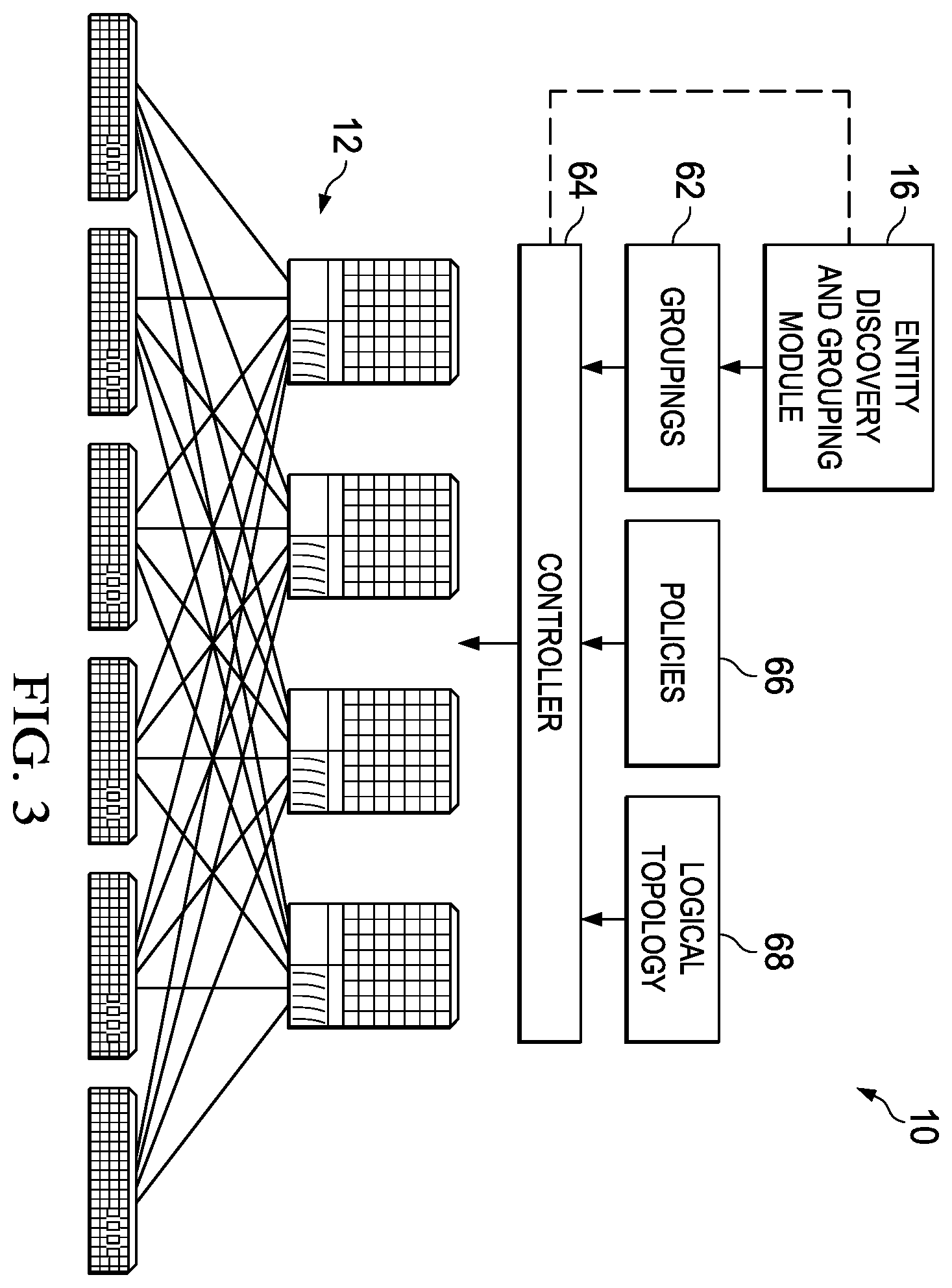 Patent US11824719 Figure 3 – Discovering and grouping application endpoints in a network environment