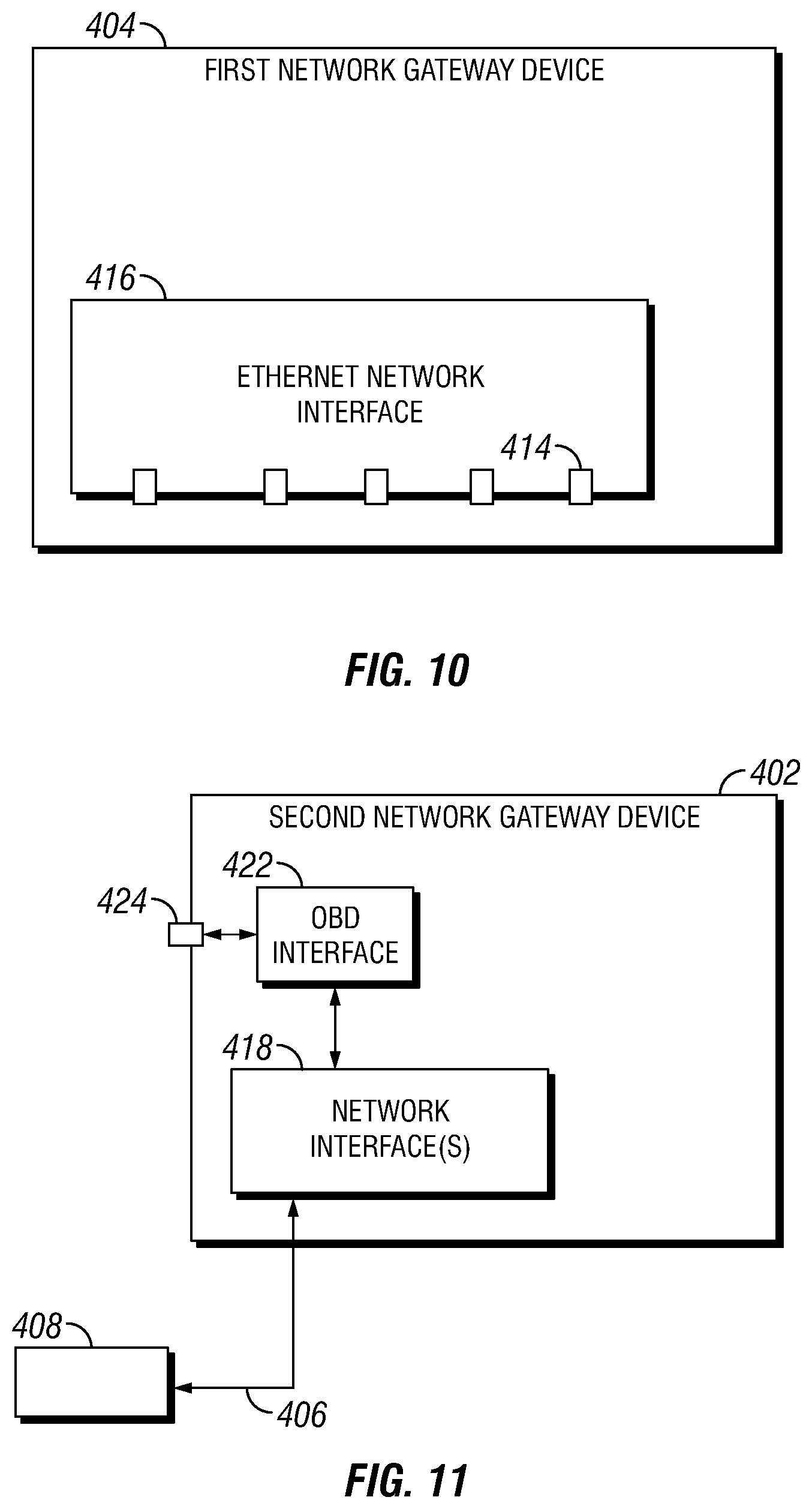 Patent US11824722 Figure 10 – System, method, and apparatus to support mixed network communications on a vehicle