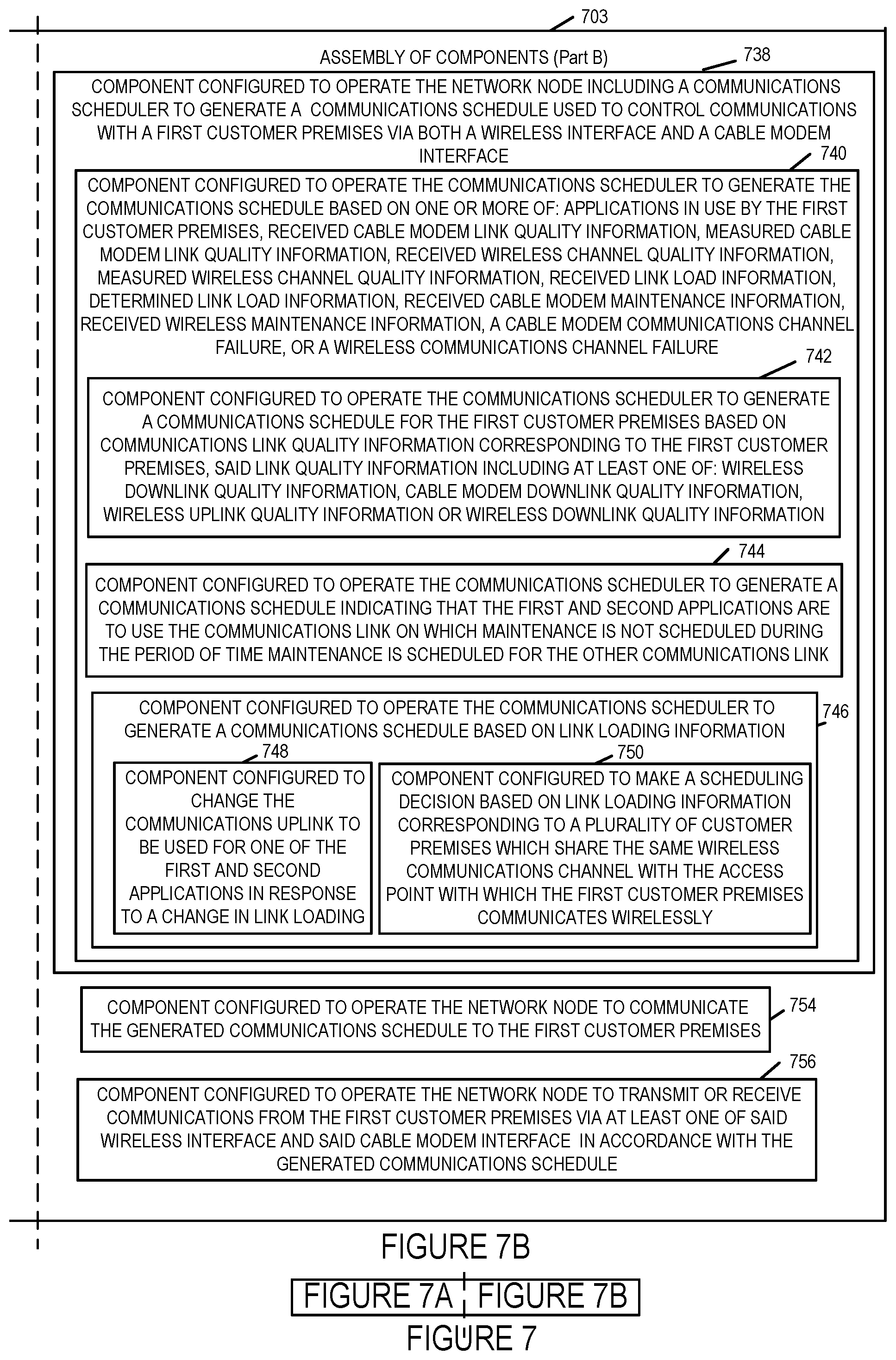 Patent US11824760 Figure 12 – Methods and apparatus for supporting network access using cable and radio communications links