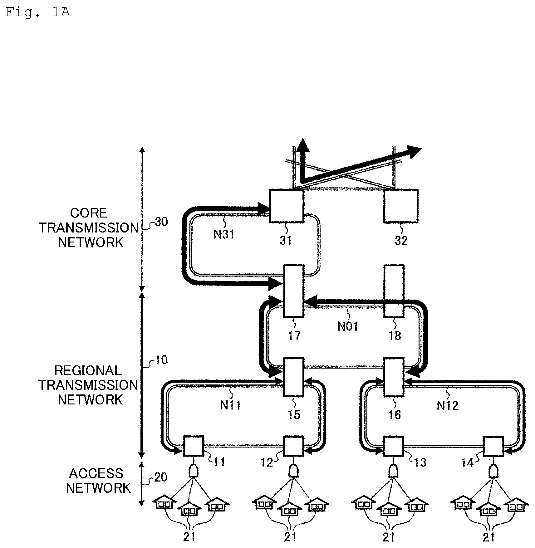 Patent US11824762 Figure 1 – Transmission path design apparatus, transmission network topology design method, and transmission path design program for designing a communication path topology optimized in view of reducing amount of equipment needed