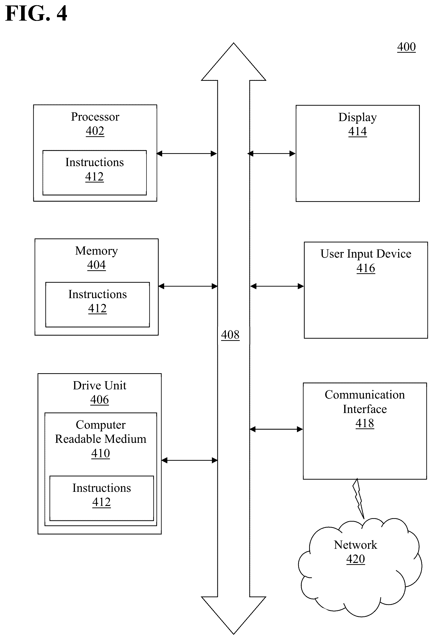 Patent US11824790 Figure 4 – Enforcement of latency determinism across a computer network