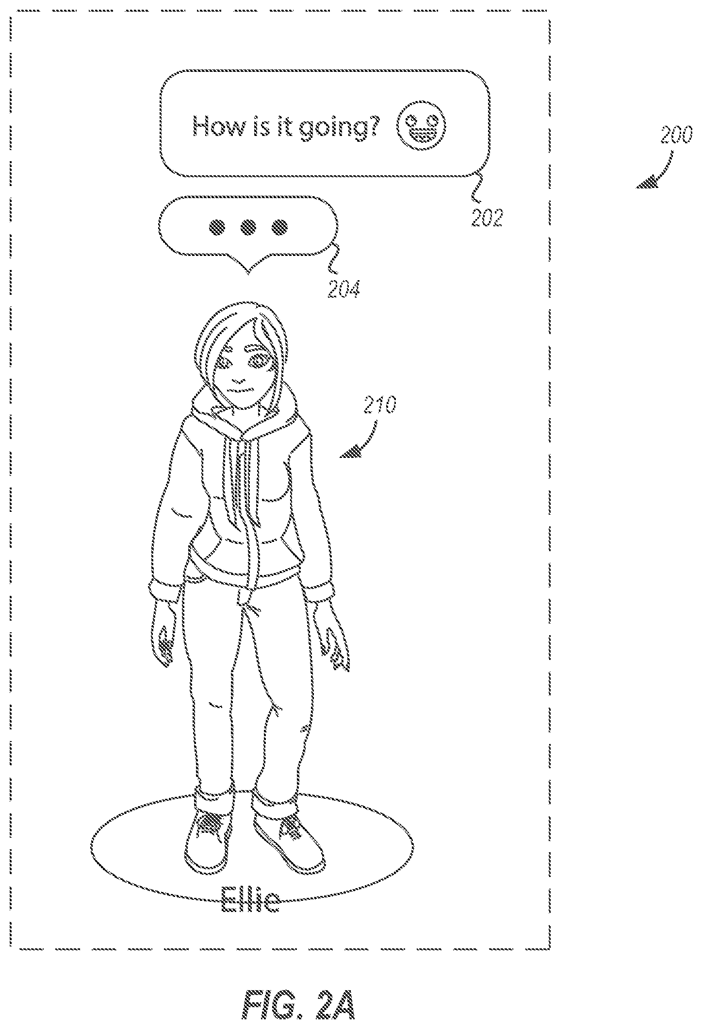 Patent US11824821 Figure 3 – Modifying an avatar to reflect a user's expression in a messaging platform