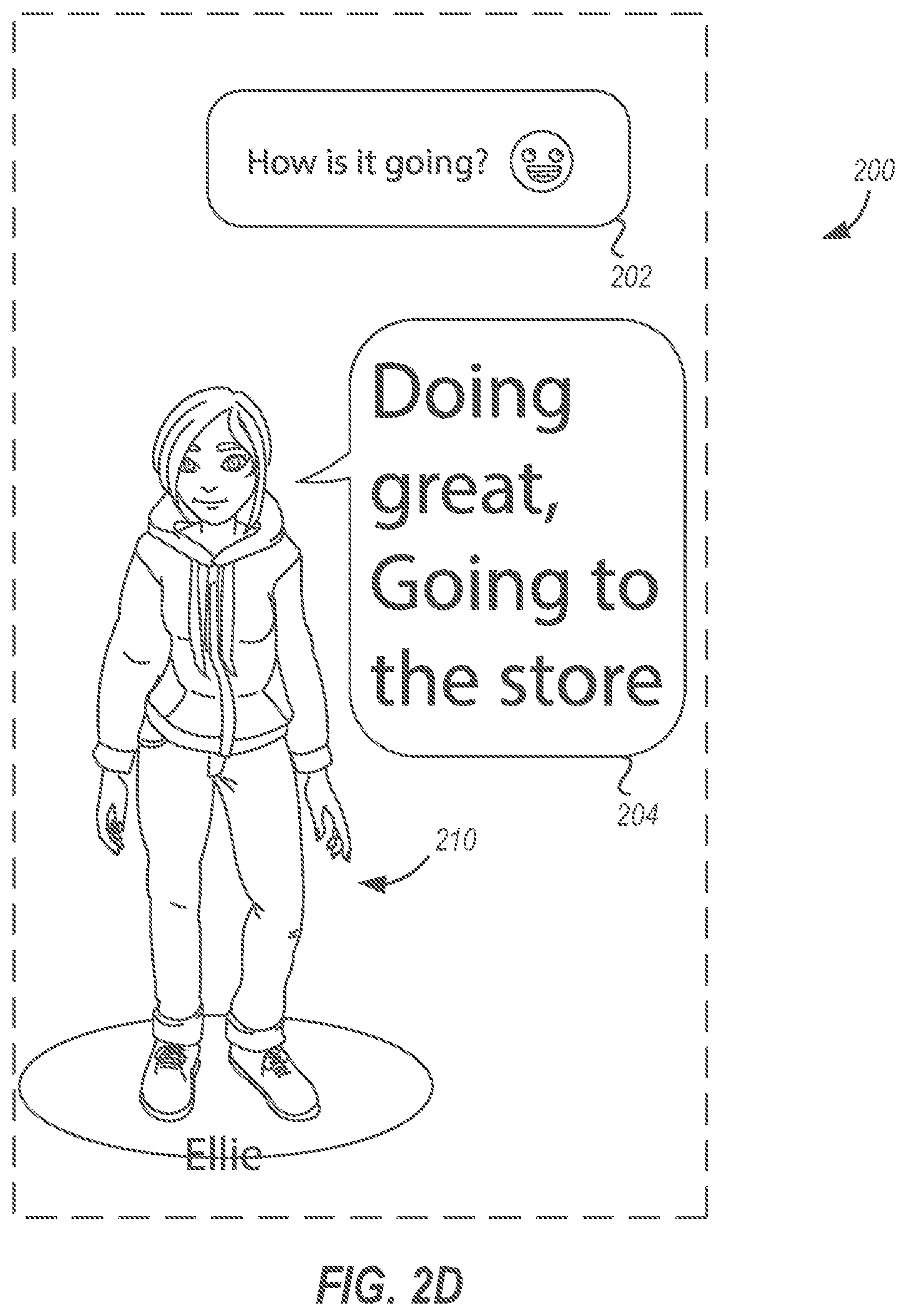 Patent US11824821 Figure 6 – Modifying an avatar to reflect a user's expression in a messaging platform