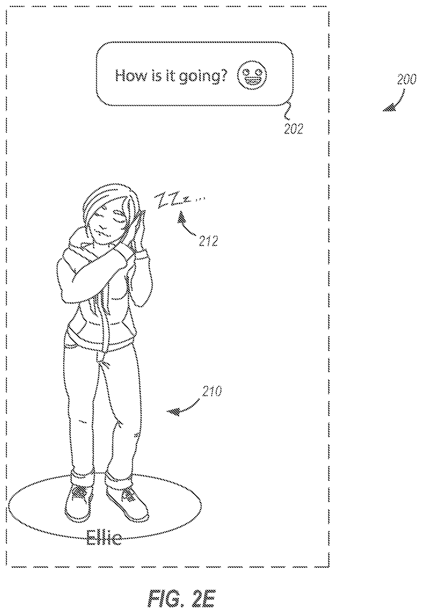 Patent US11824821 Figure 7 – Modifying an avatar to reflect a user's expression in a messaging platform