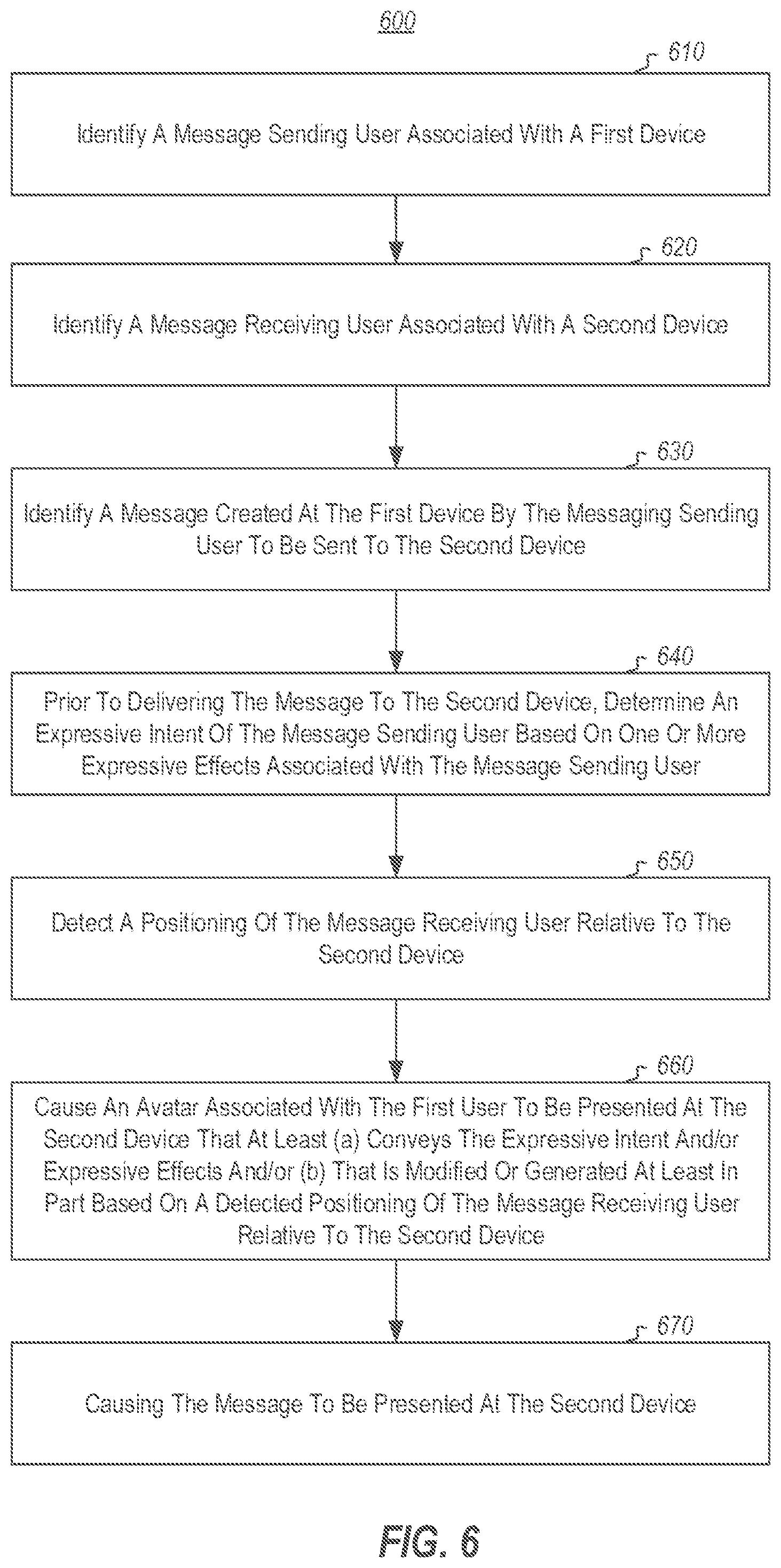Patent US11824821 Figure 14 – Modifying an avatar to reflect a user's expression in a messaging platform