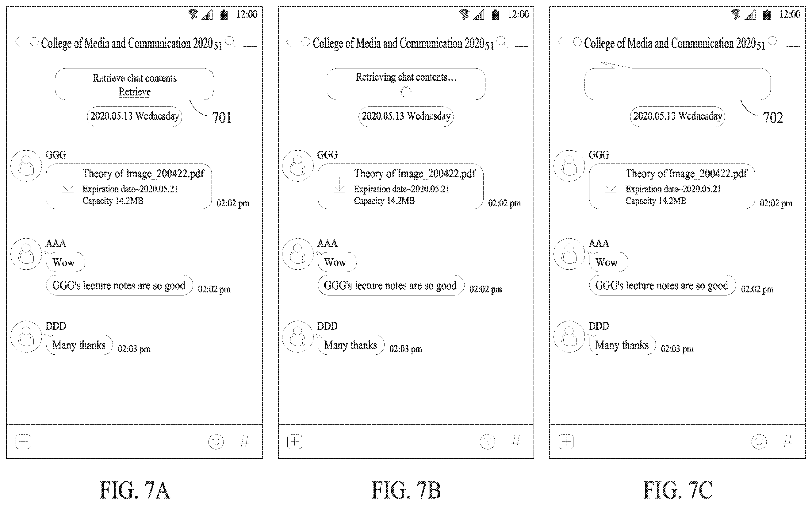 Patent US11824823 Figure 9 – Instant messaging server providing multiple types of chat rooms