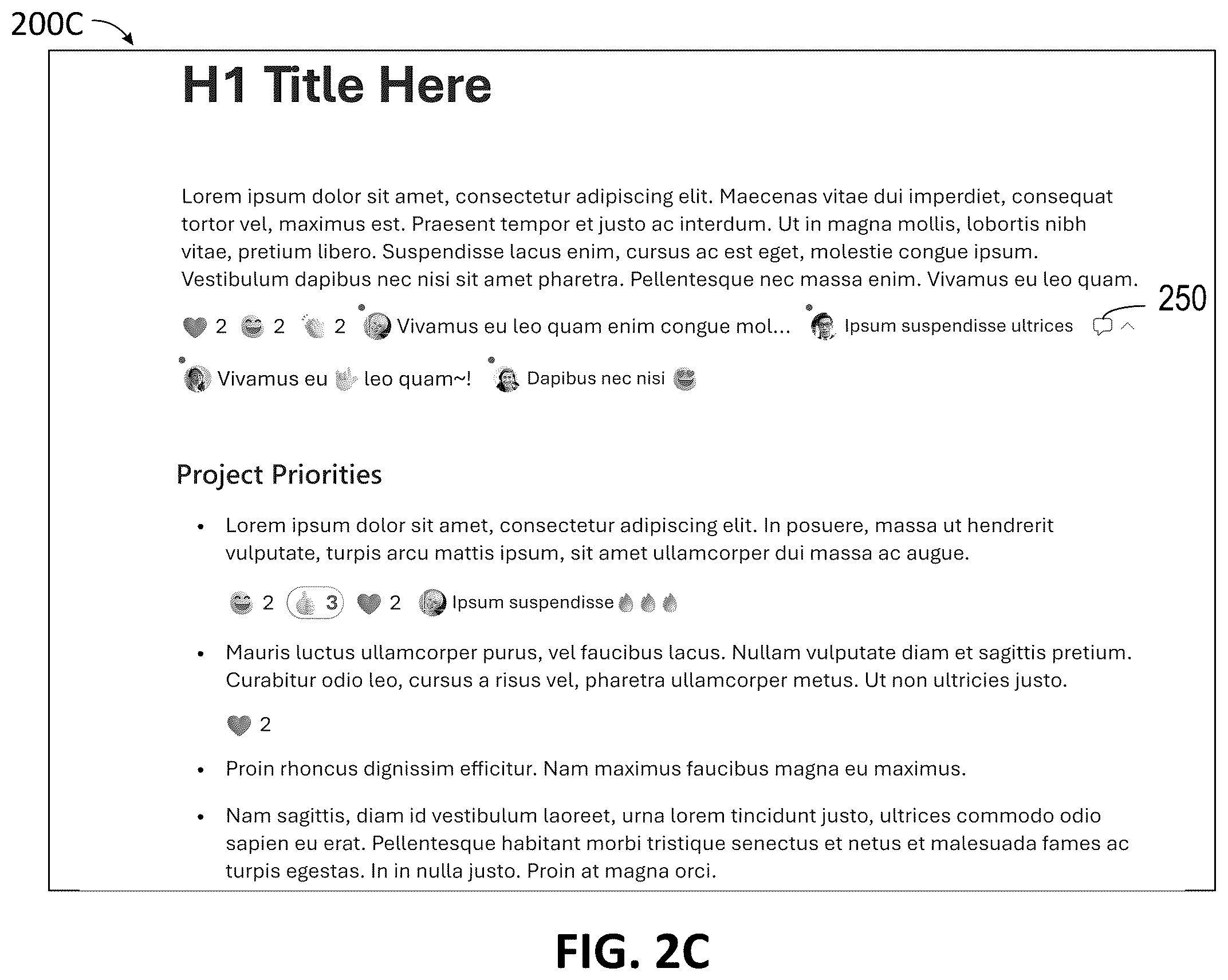 Patent US11824824 Figure 5 – Method and system of managing and displaying comments