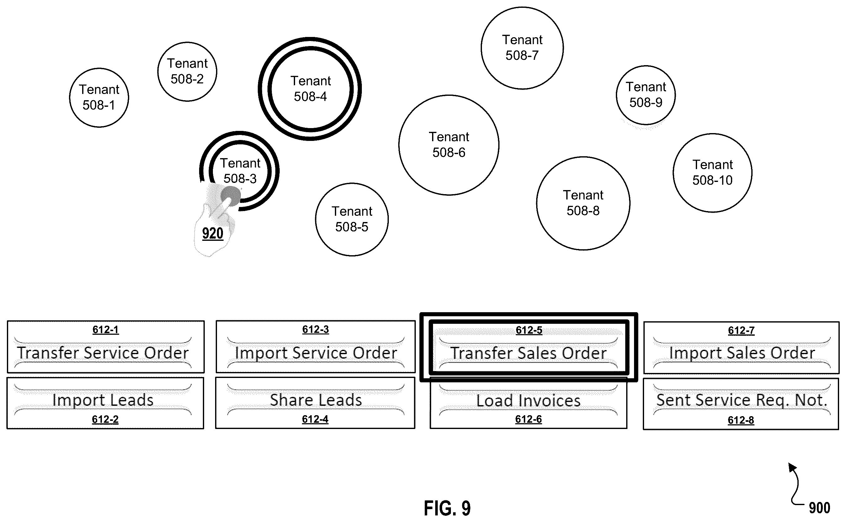Patent US11824837 Figure 9 – End user creation of trusted integration pathways between different enterprise systems