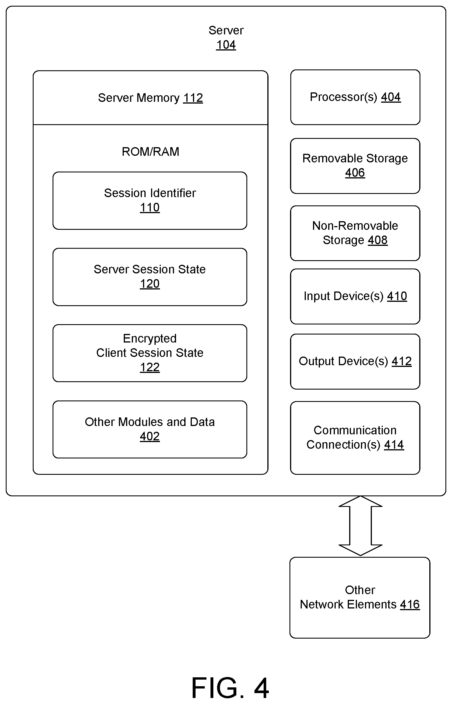 Patent US11824841 Figure 4 – Secure transport session resumption for constrained devices