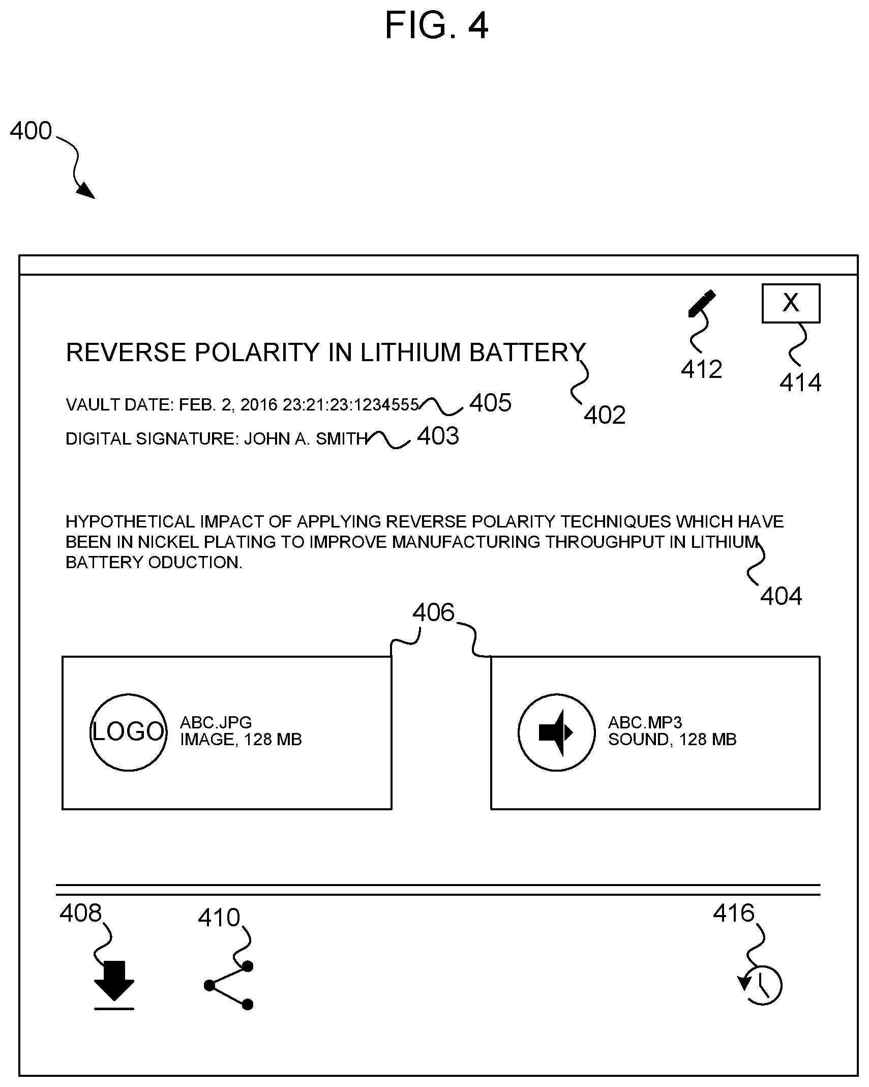Patent US11824842 Figure 4 – Computer method for secure disclosure of information