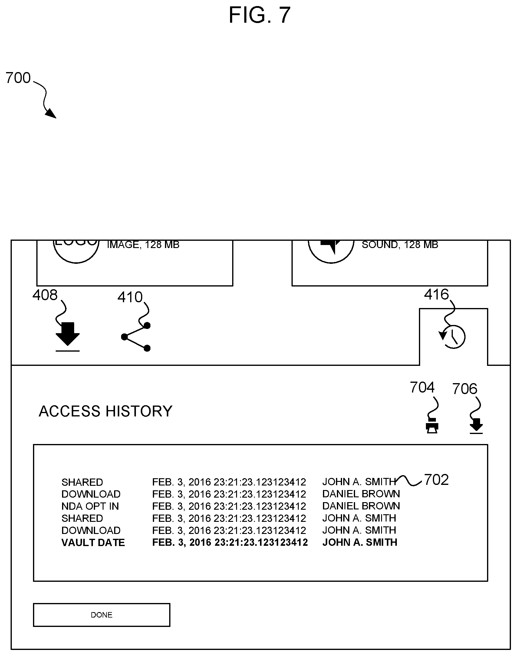 Patent US11824842 Figure 7 – Computer method for secure disclosure of information