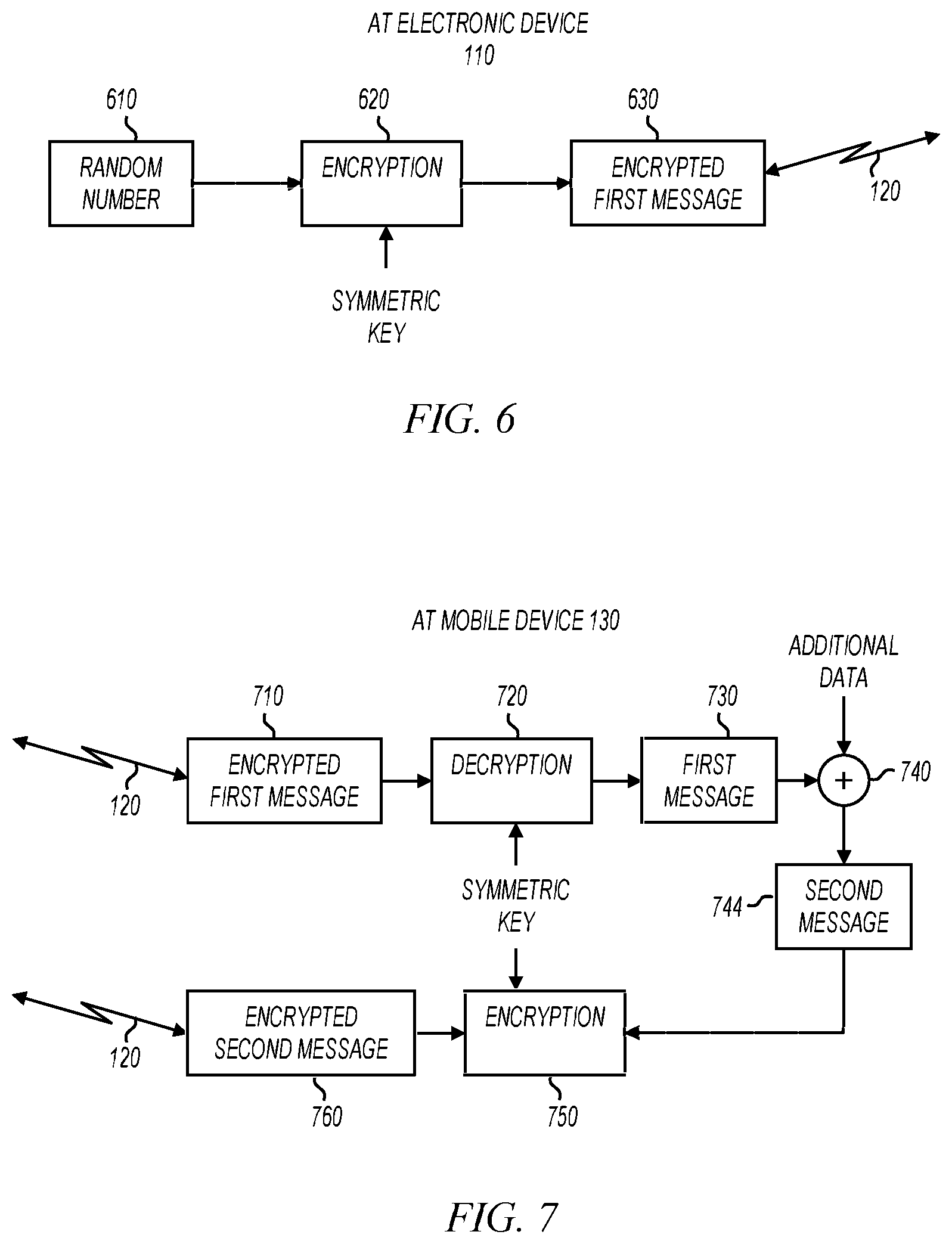 Patent US11824843 Figure 4 – Electronic device for secure communications with an automobile