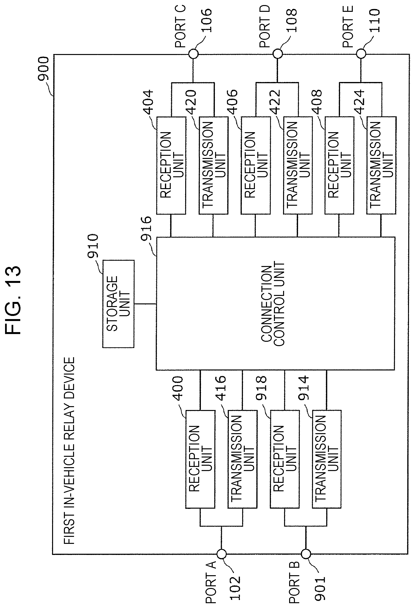 Patent US11824871 Figure 10 – Vehicle relay device, relay method, and recording medium storing program for stopping unauthorized control by in-vehicle equipment