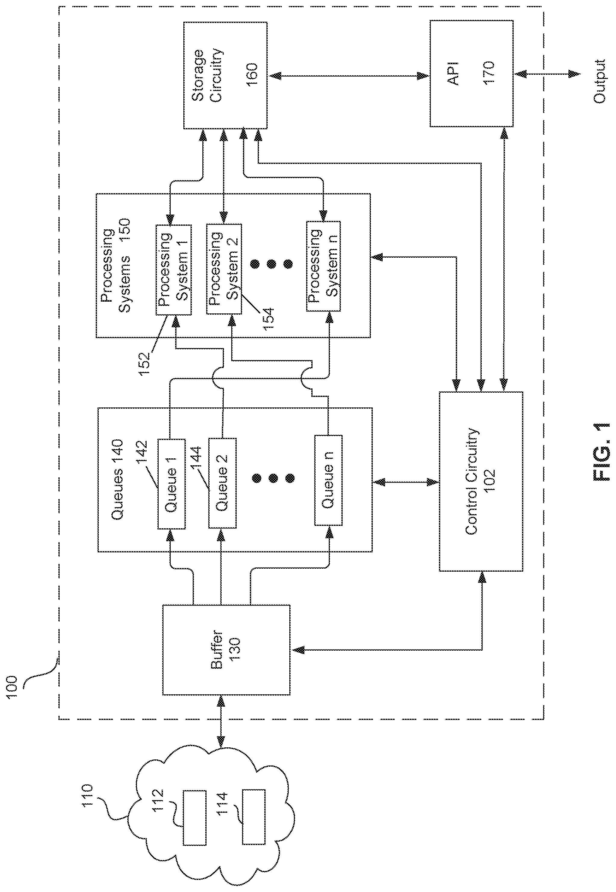 Patent US11824876 Figure 1 – Online anomaly detection of vector embeddings