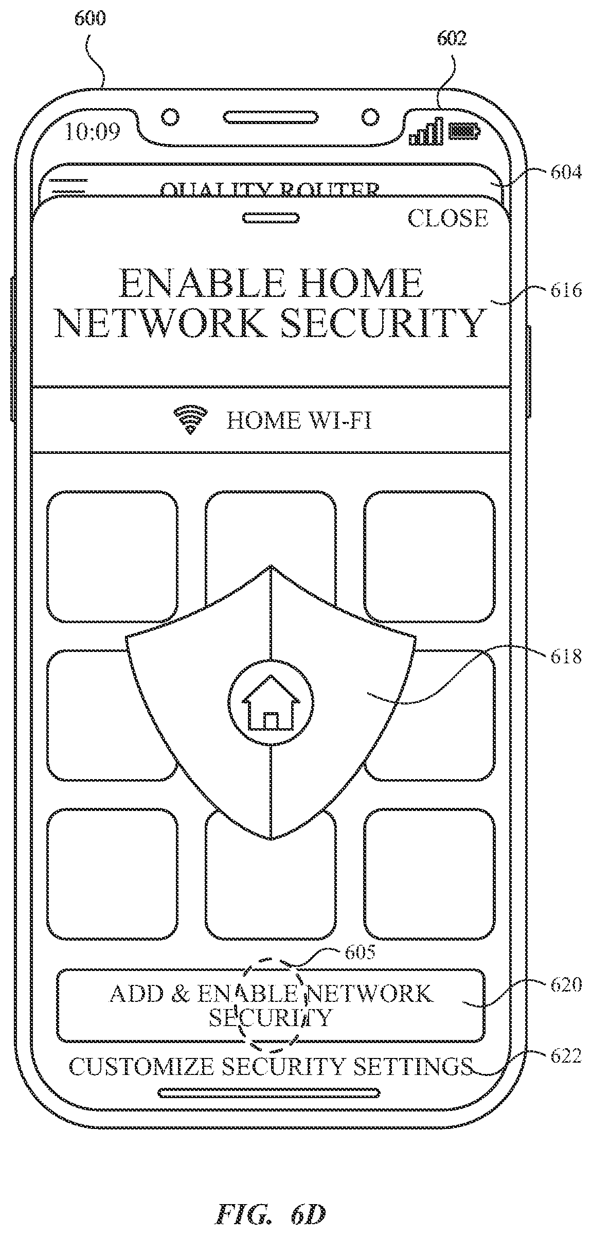 Patent US11824898 Figure 12 – User interfaces for managing a local network