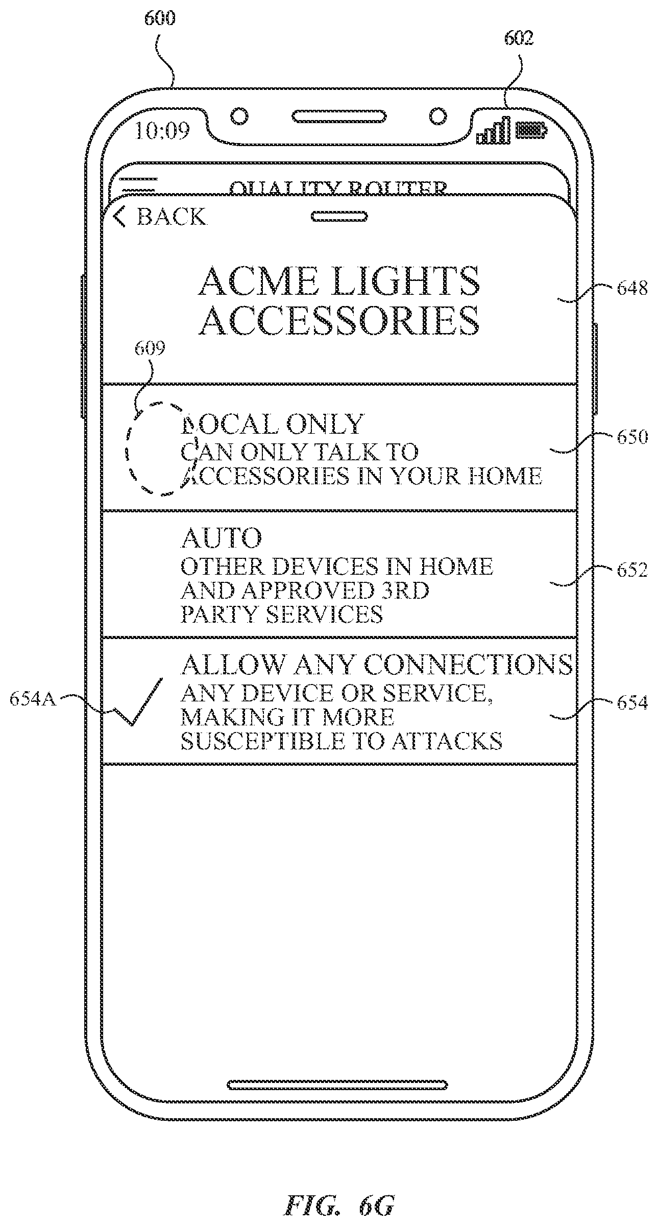 Patent US11824898 Figure 15 – User interfaces for managing a local network