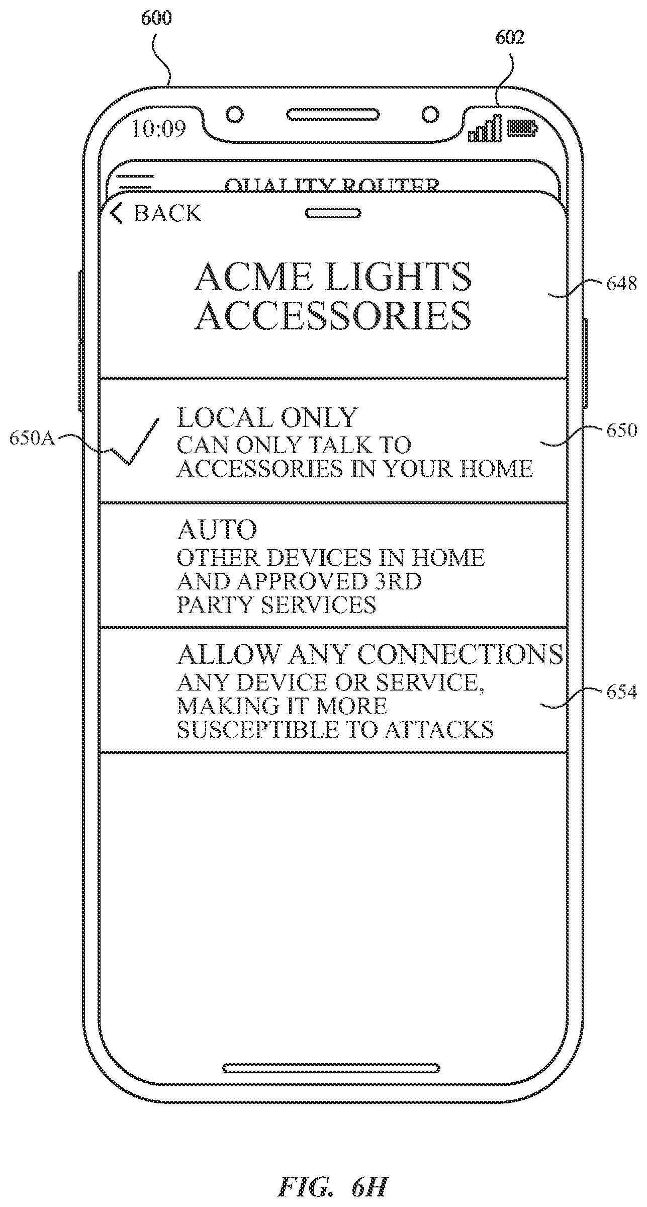 Patent US11824898 Figure 16 – User interfaces for managing a local network