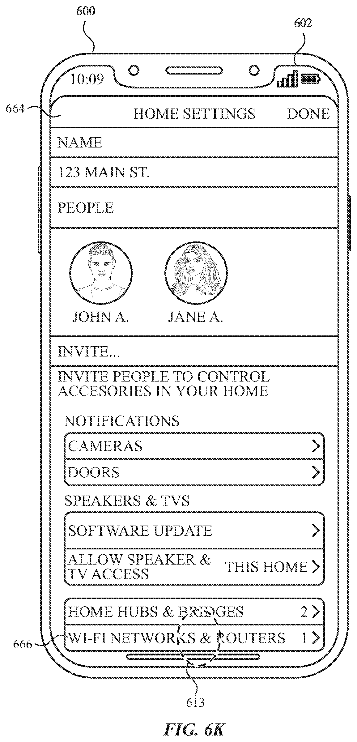 Patent US11824898 Figure 19 – User interfaces for managing a local network
