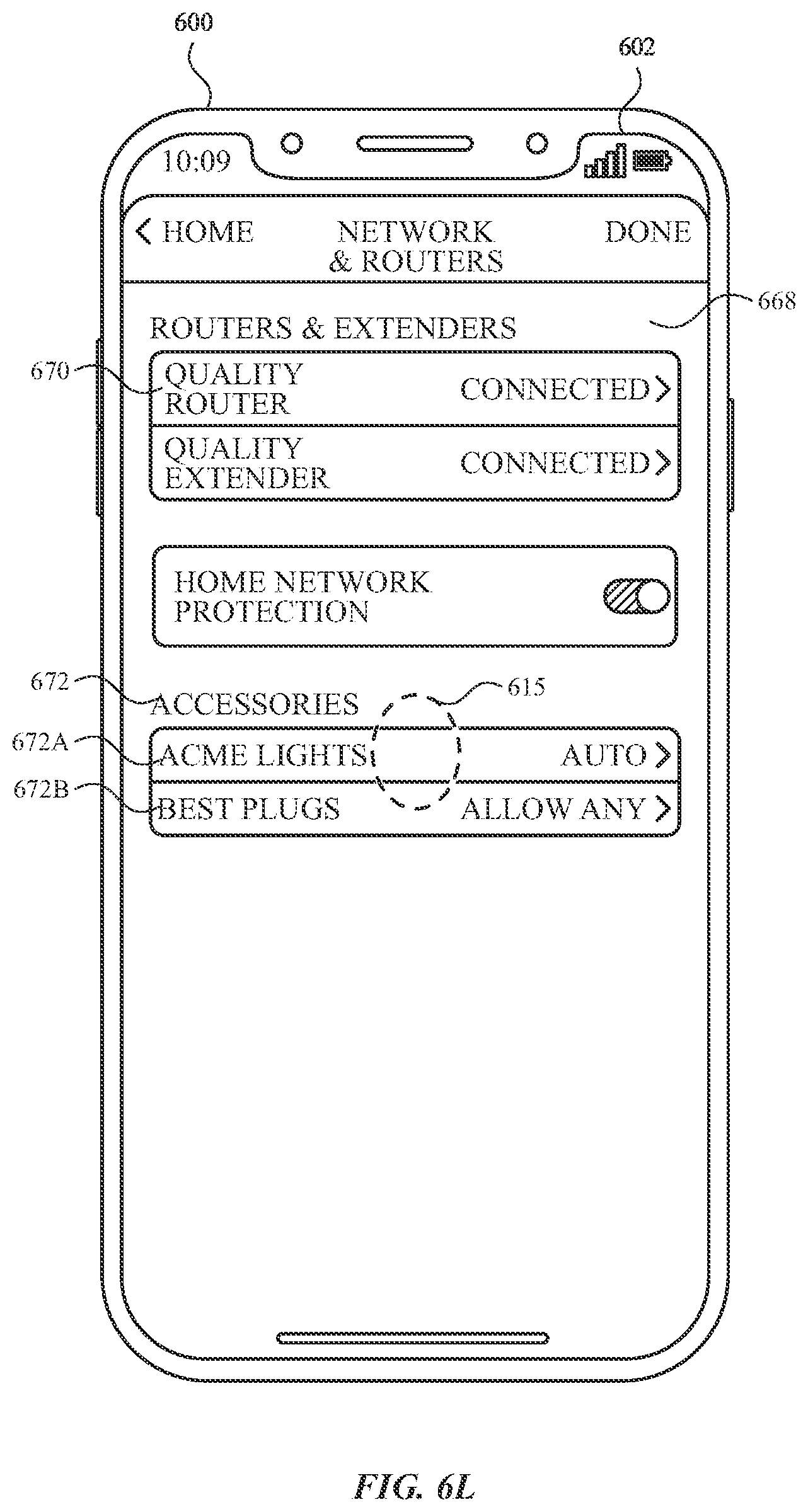 Patent US11824898 Figure 20 – User interfaces for managing a local network