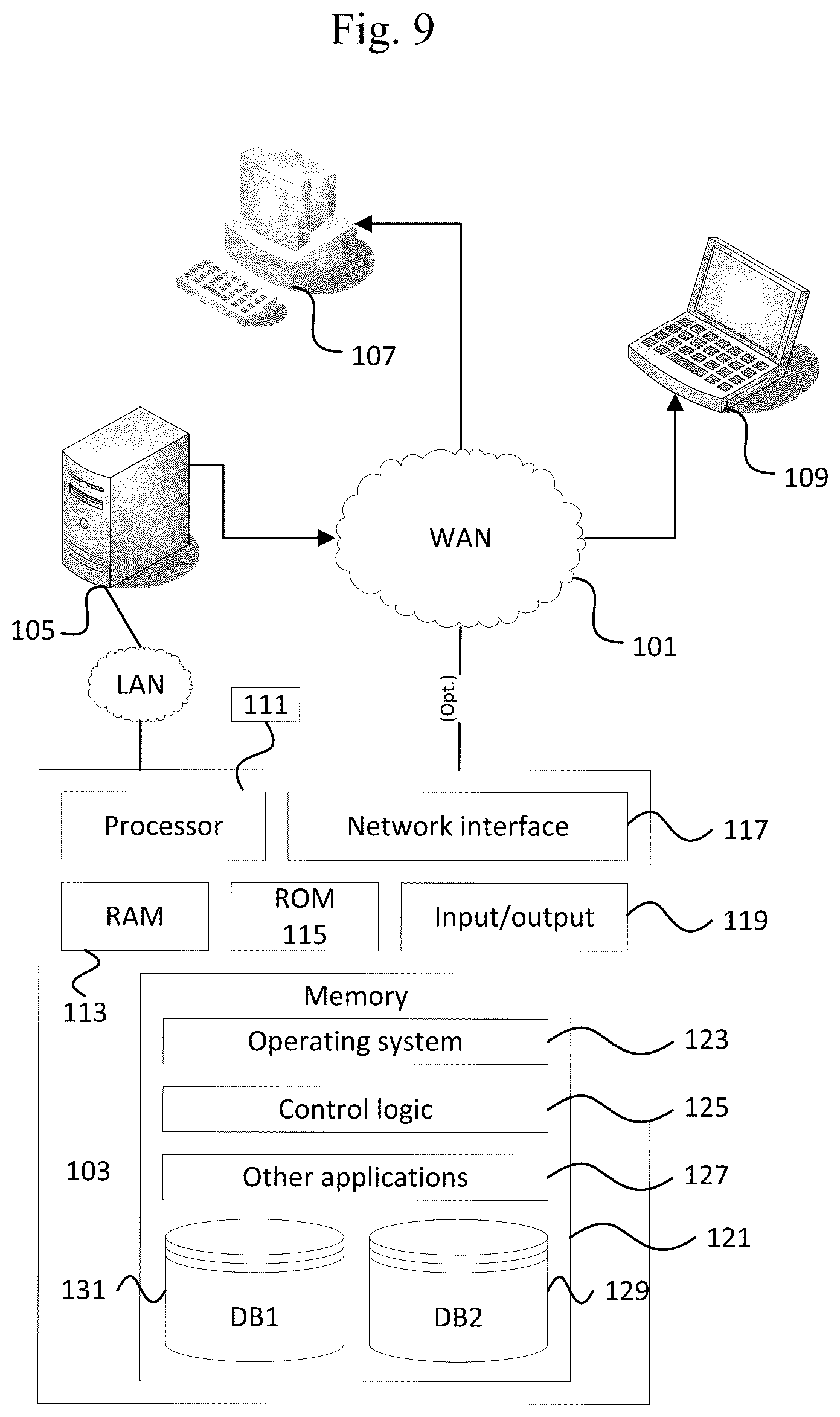 Patent US11824903 Figure 9 – Voice service restoration after element failure