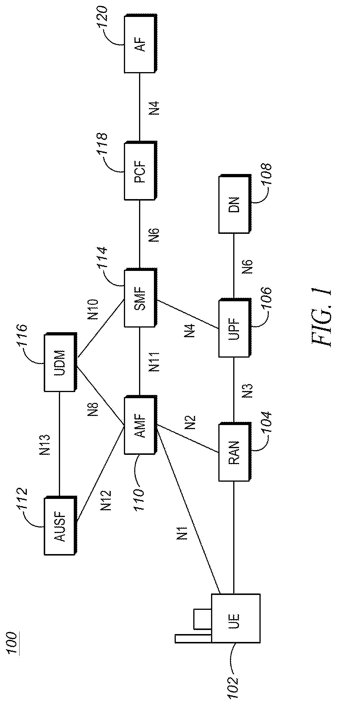 Patent US11824914 Figure 1 – System and method for streaming media to a public safety access point without incurring additional user costs