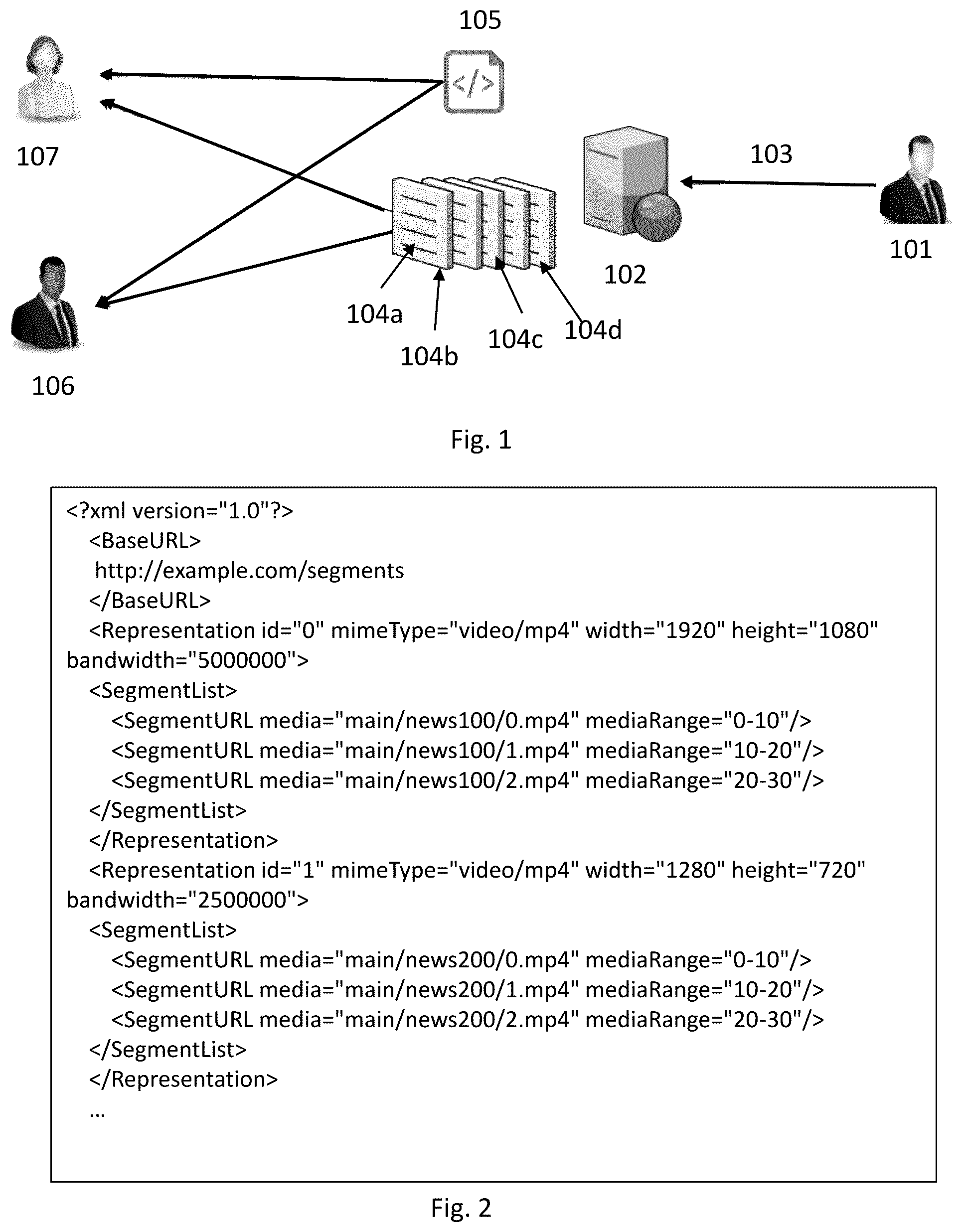 Patent US11824915 Figure 1 – Method, computer program and system for streaming a video conference in a multi-point videoconferencing system