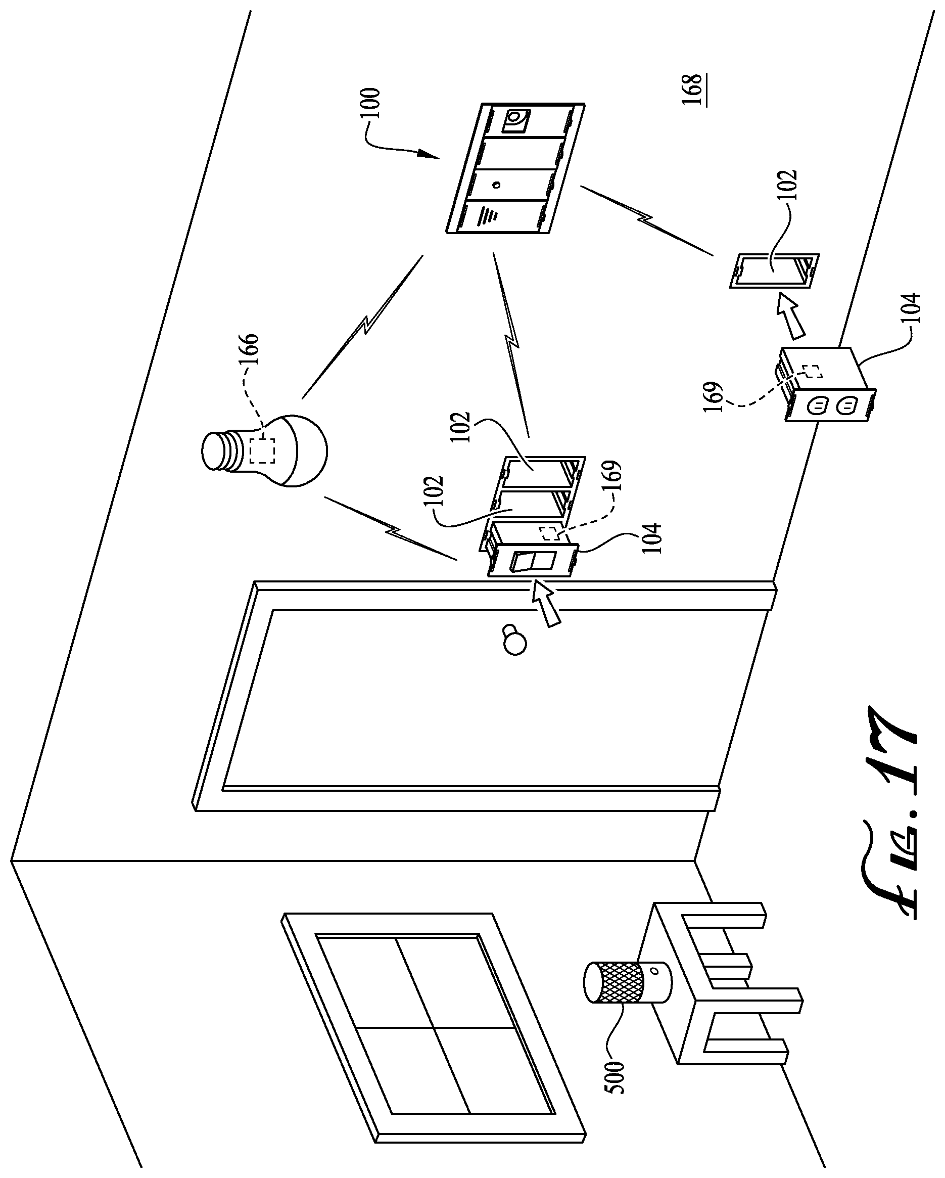 Patent US11824935 Figure 14 – Universally mountable modular data and power network