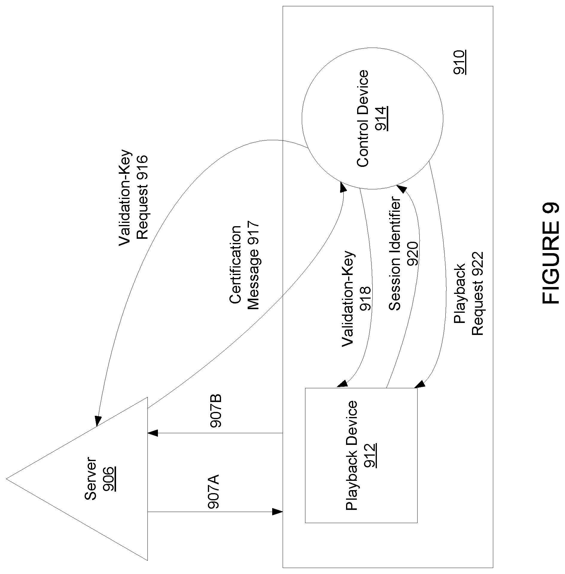 Patent US11824945 Figure 8 – Managing application access of a media playback system