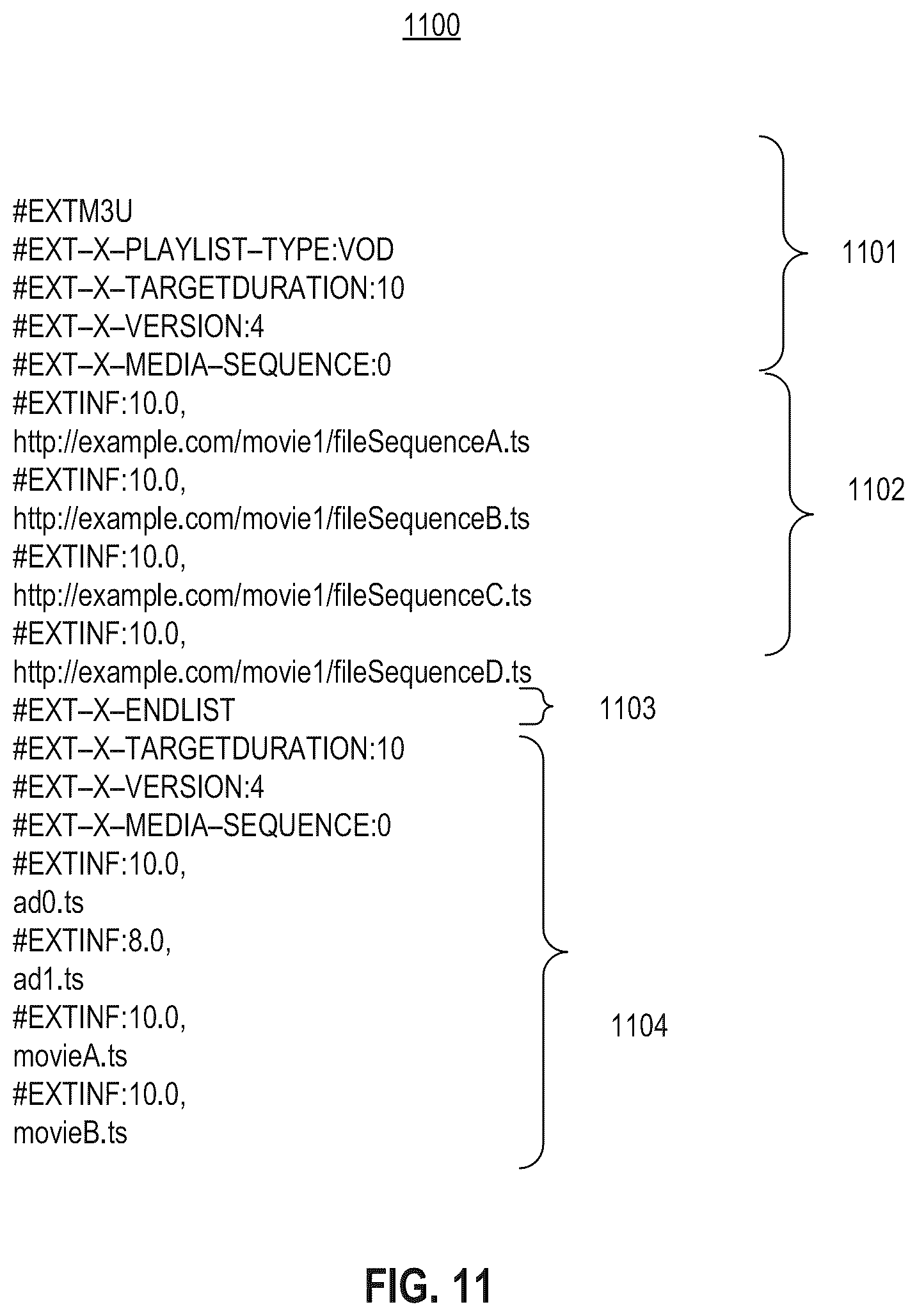 Patent US11824946 Figure 11 – Systems and methods for distributing content