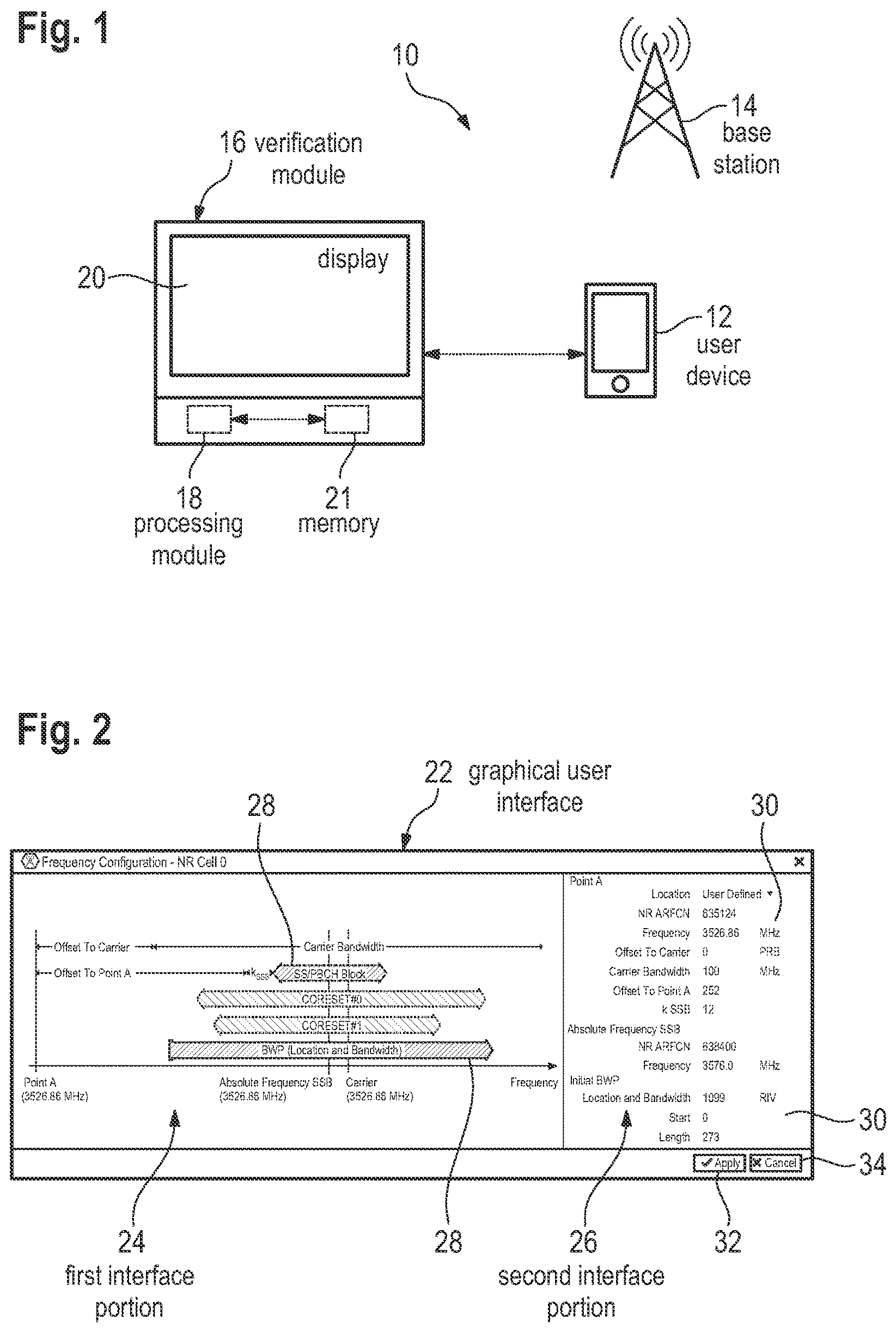 Patent US11824958 — Verification module and verification method for 5G new radio applications — Figure 1