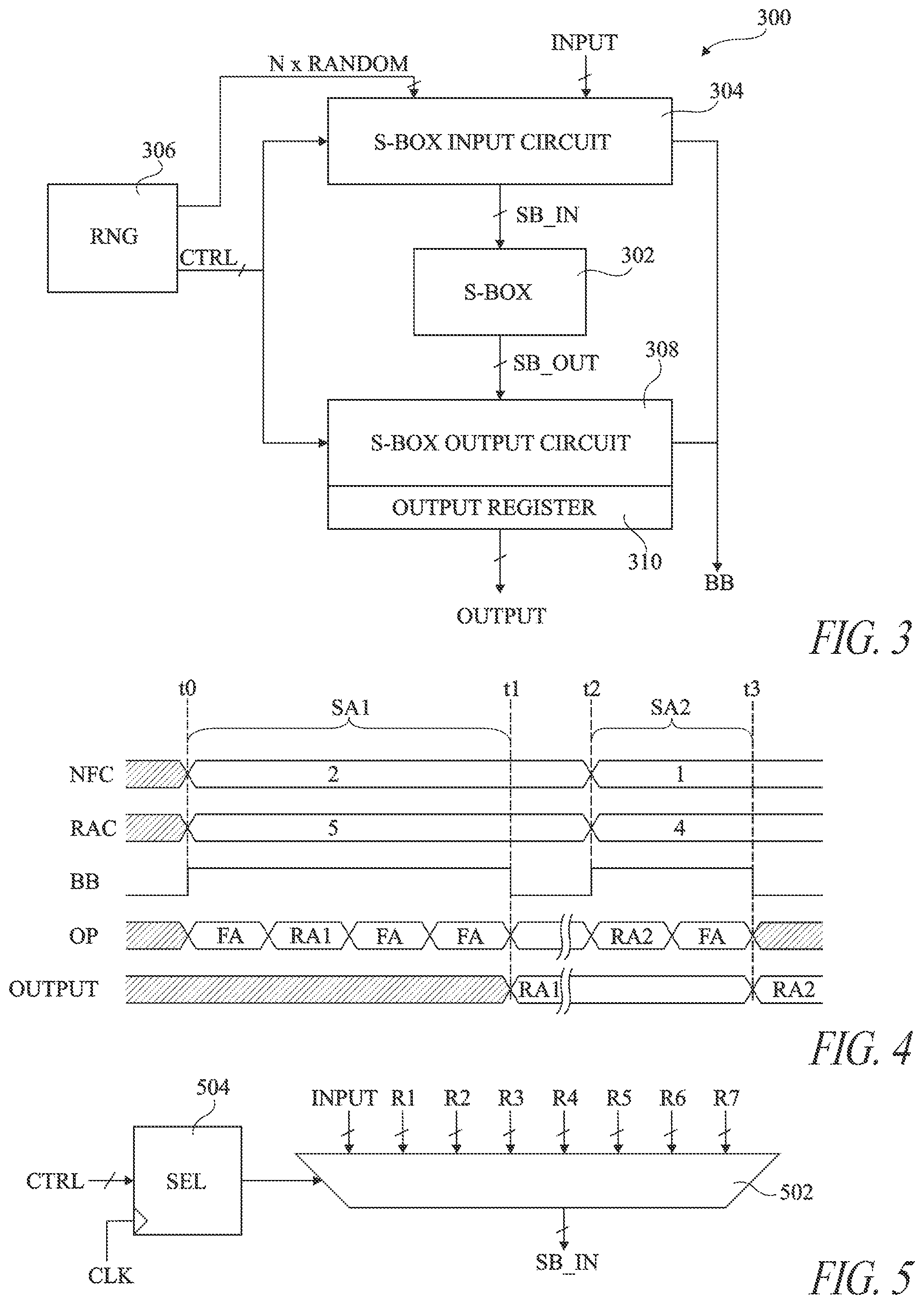 Patent US11824969 Figure 2 – Method and circuit for performing a substitution operation