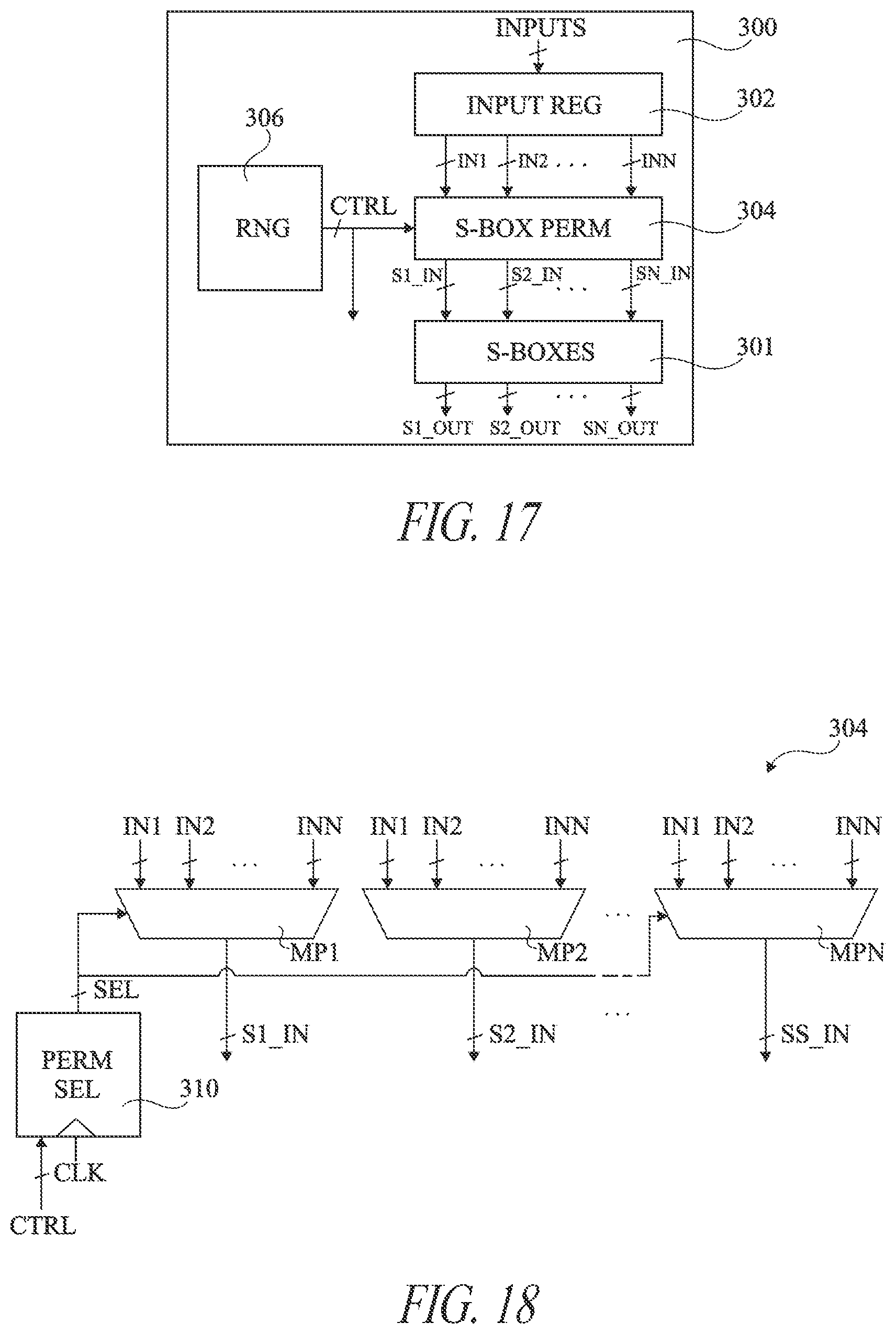 Patent US11824969 Figure 8 – Method and circuit for performing a substitution operation