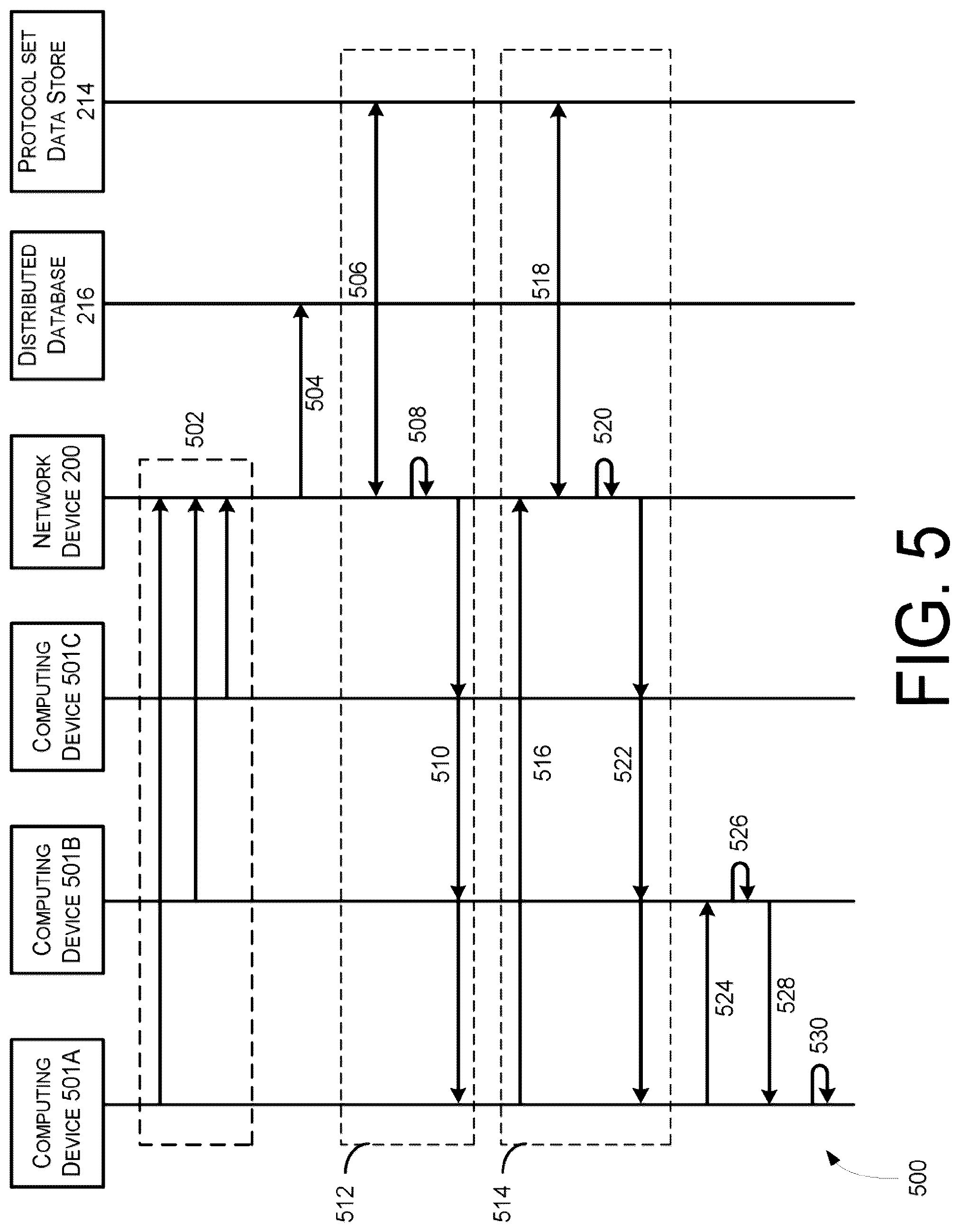 Patent US11824978 Figure 5 – Cryptographic key generation system and method