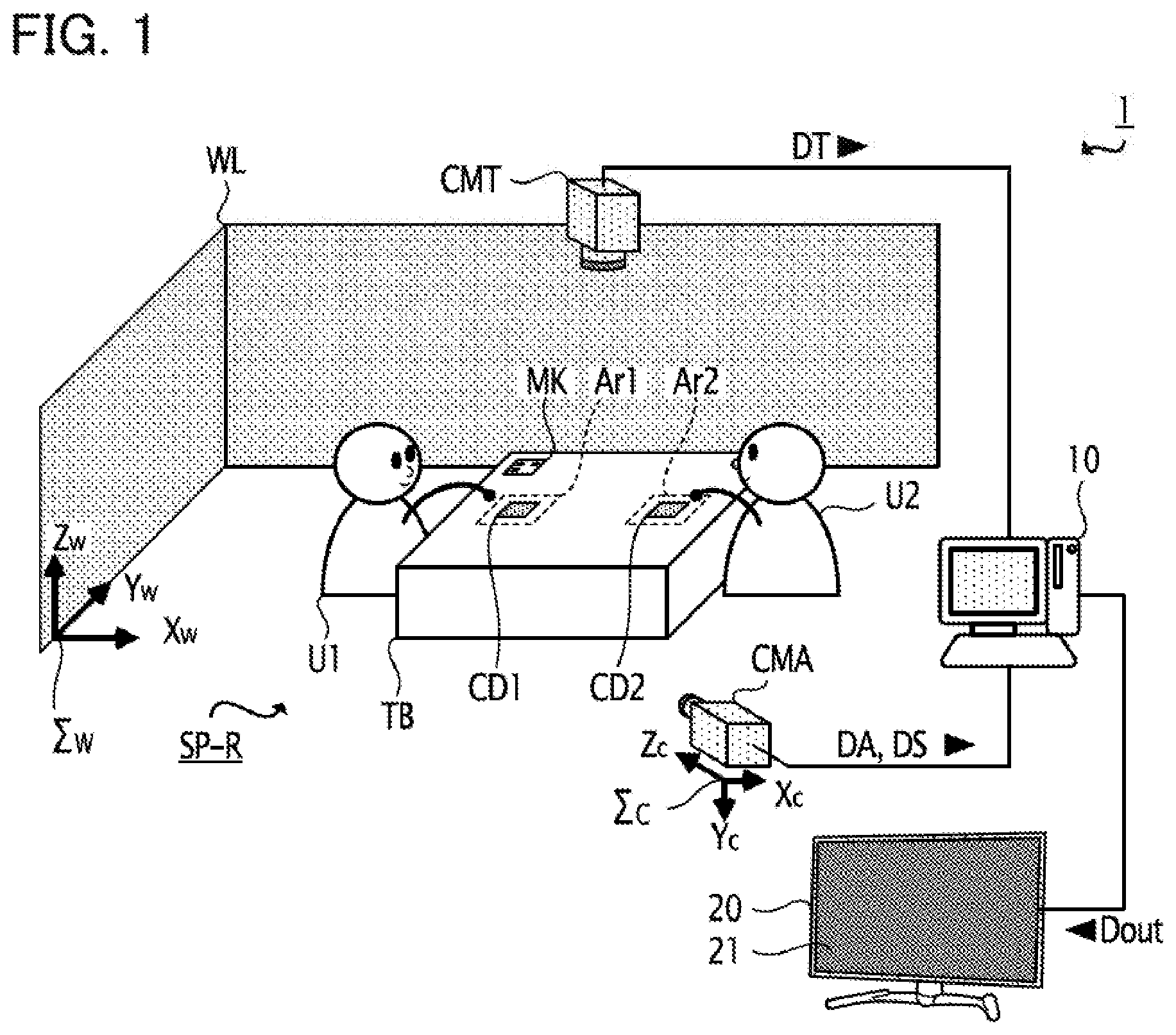 Patent US11832000 Figure 1 – Recording medium, information processing system, and display method