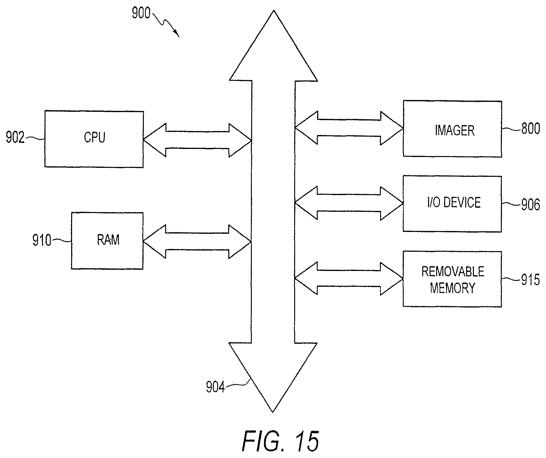 Patent US11832004 Figure 10 – Method, apparatus, and system providing an imager with pixels having extended dynamic range