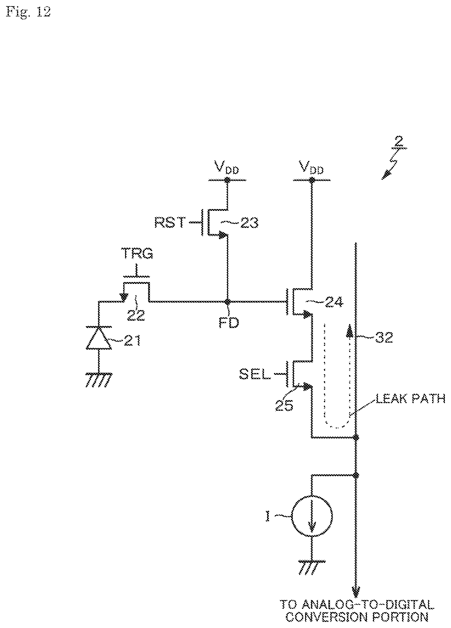 Patent US11832011 Figure 12 – Imaging device and electronic equipment