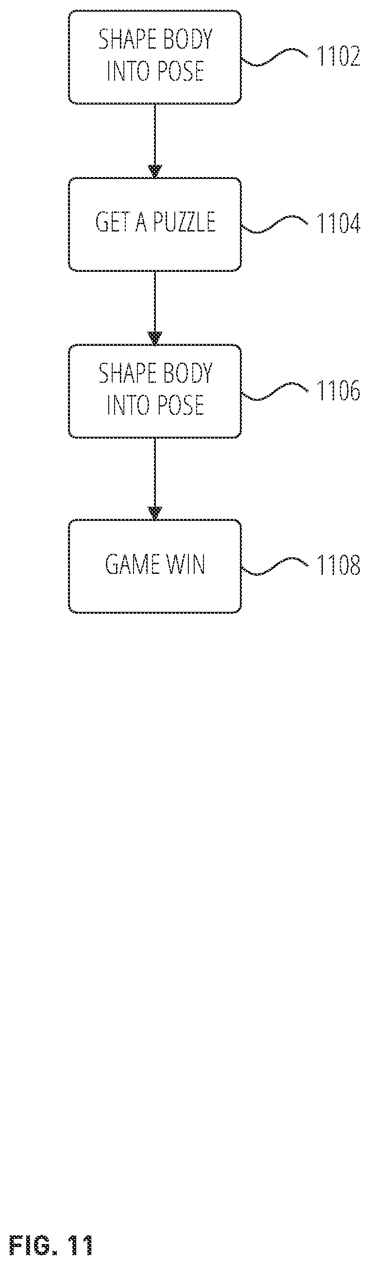 Patent US11832015 Figure 11 – User interface for pose driven virtual effects