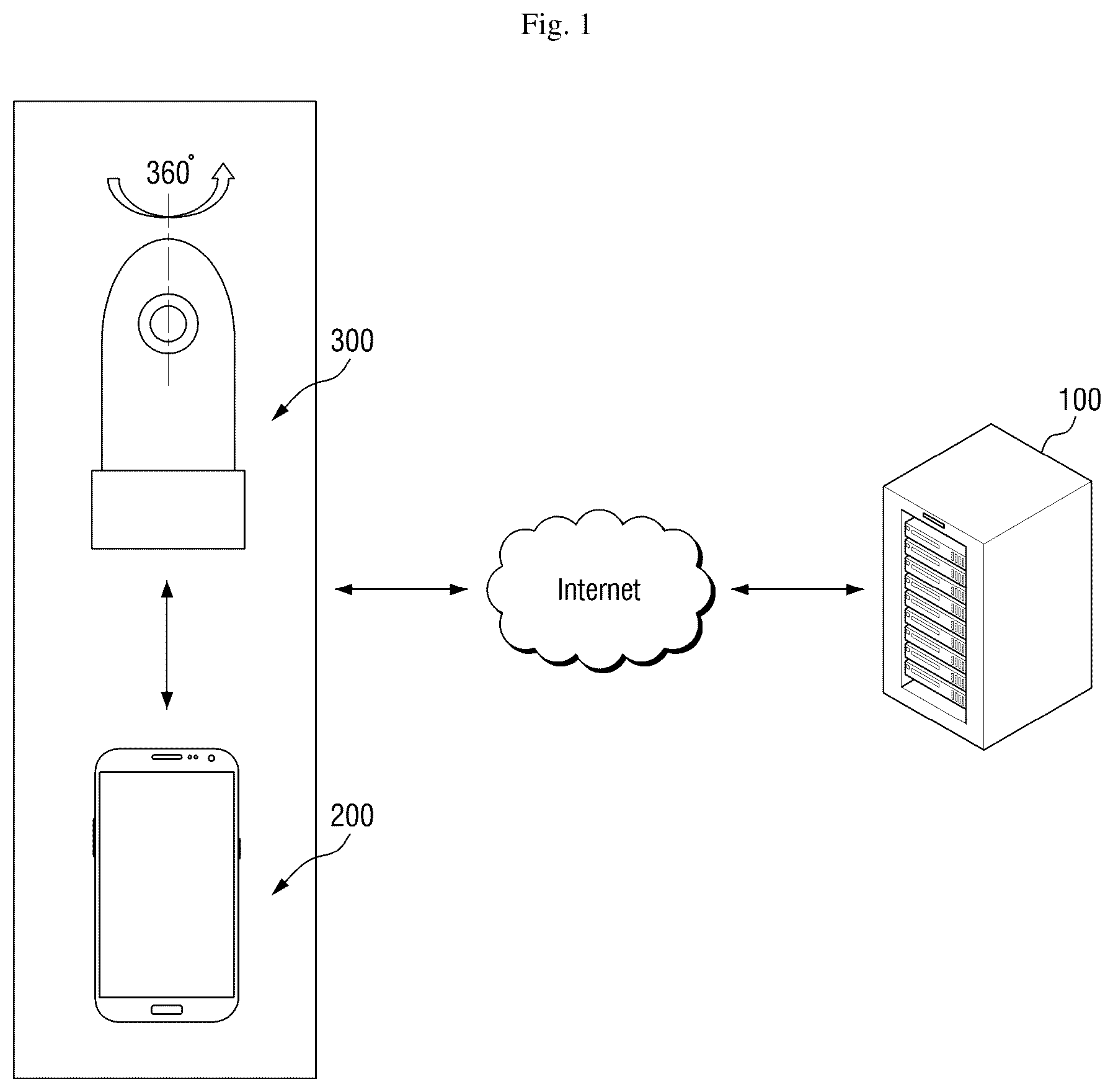 Patent US11832016 — 3D tour photographing apparatus and method — Figure 1