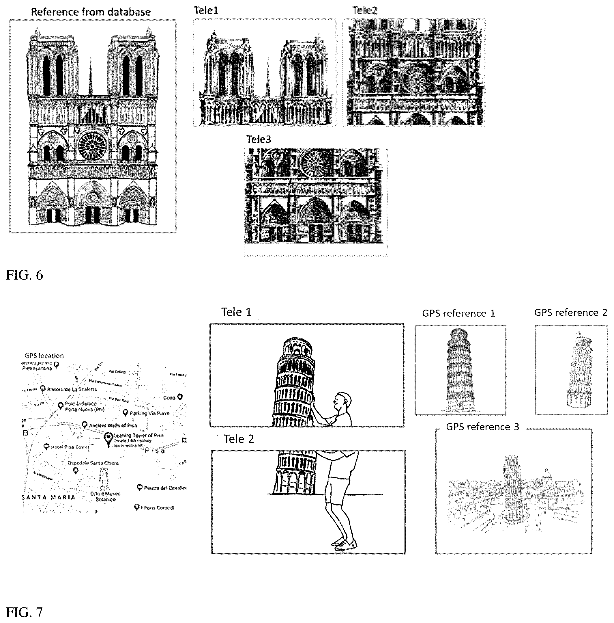 Patent US11832018 Figure 4 – Image stitching in the presence of a full field of view reference image