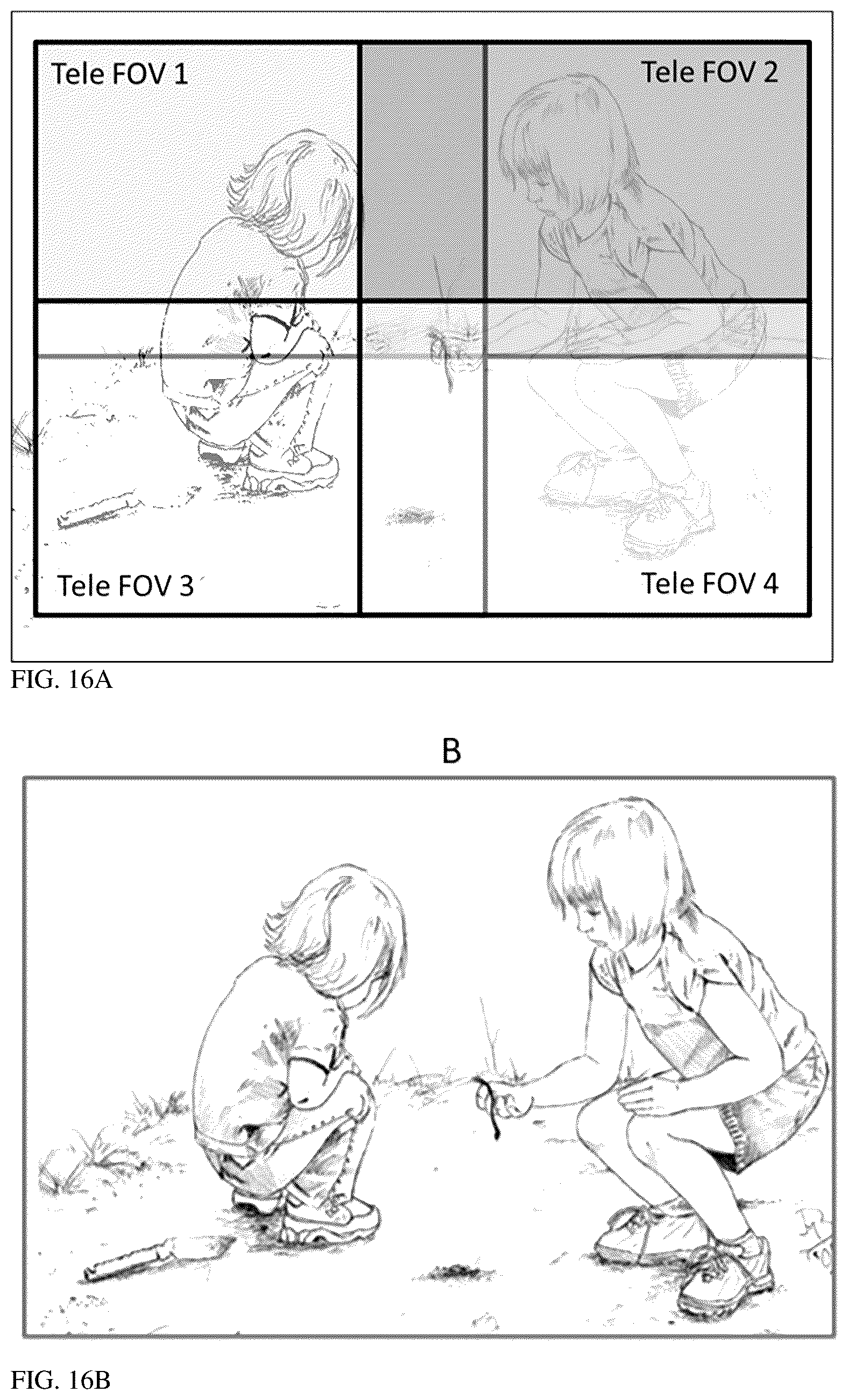 Patent US11832018 Figure 13 – Image stitching in the presence of a full field of view reference image
