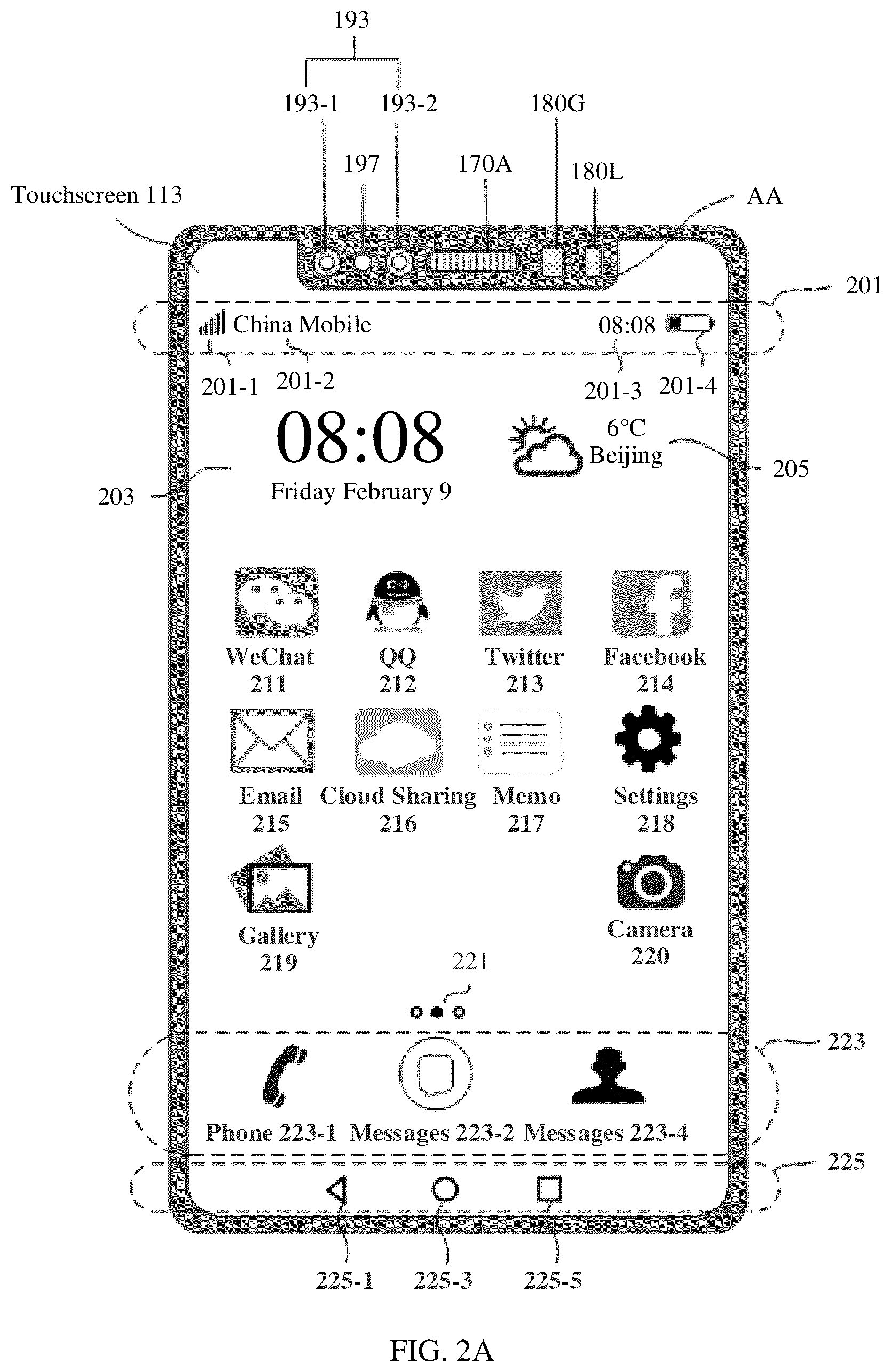 Patent US11832022 Figure 2 – Framing method for multi-channel video recording, graphical user interface, and electronic device