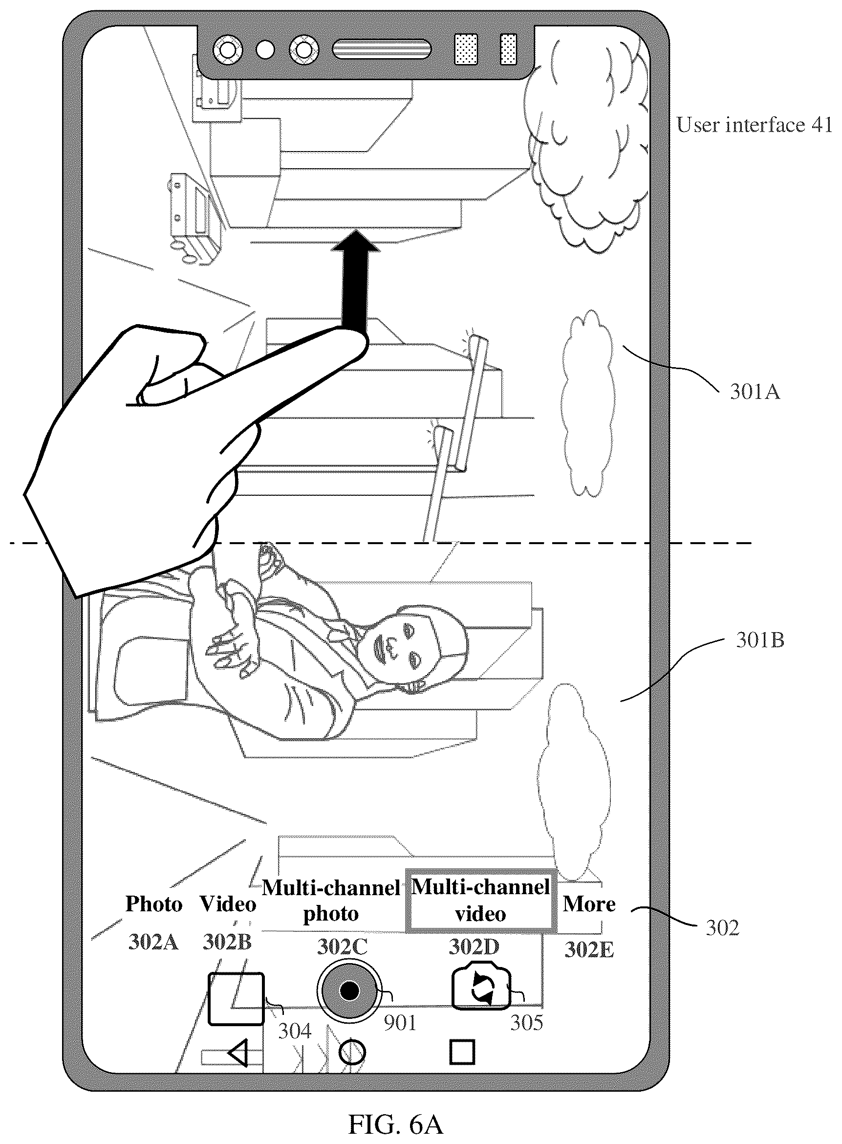 Patent US11832022 Figure 11 – Framing method for multi-channel video recording, graphical user interface, and electronic device