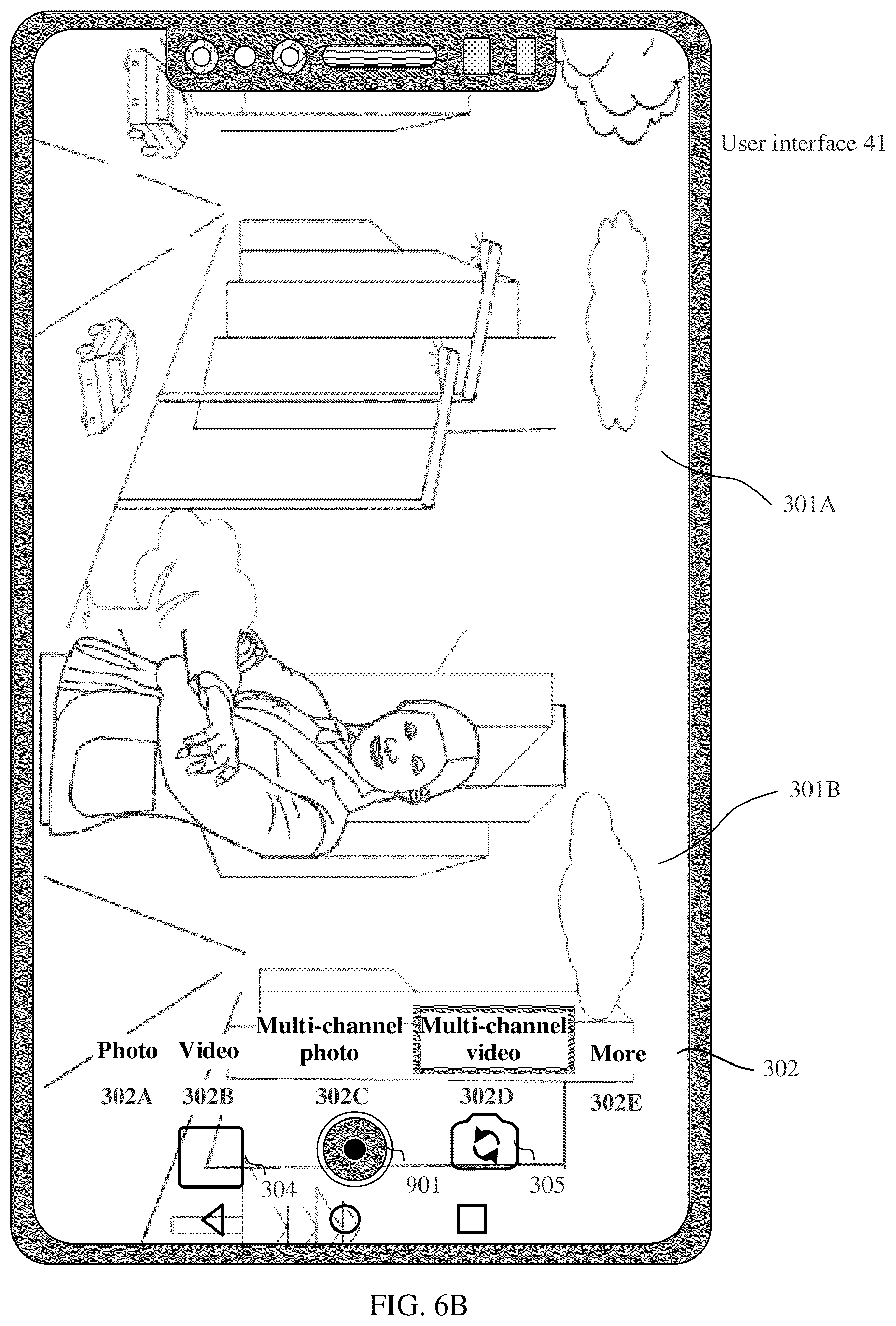 Patent US11832022 Figure 12 – Framing method for multi-channel video recording, graphical user interface, and electronic device