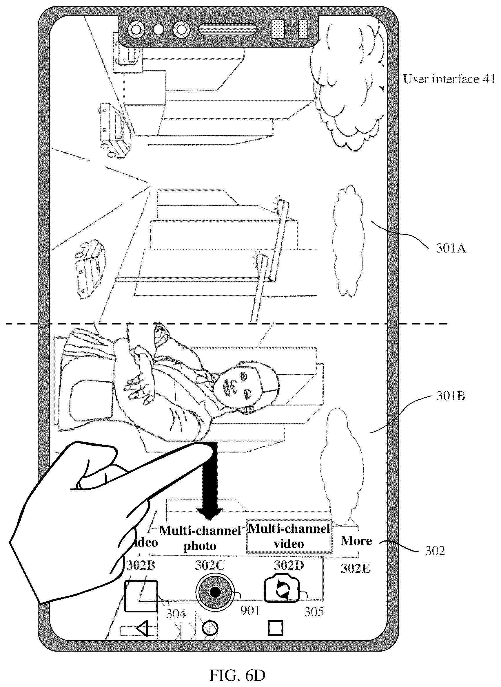 Patent US11832022 Figure 14 – Framing method for multi-channel video recording, graphical user interface, and electronic device
