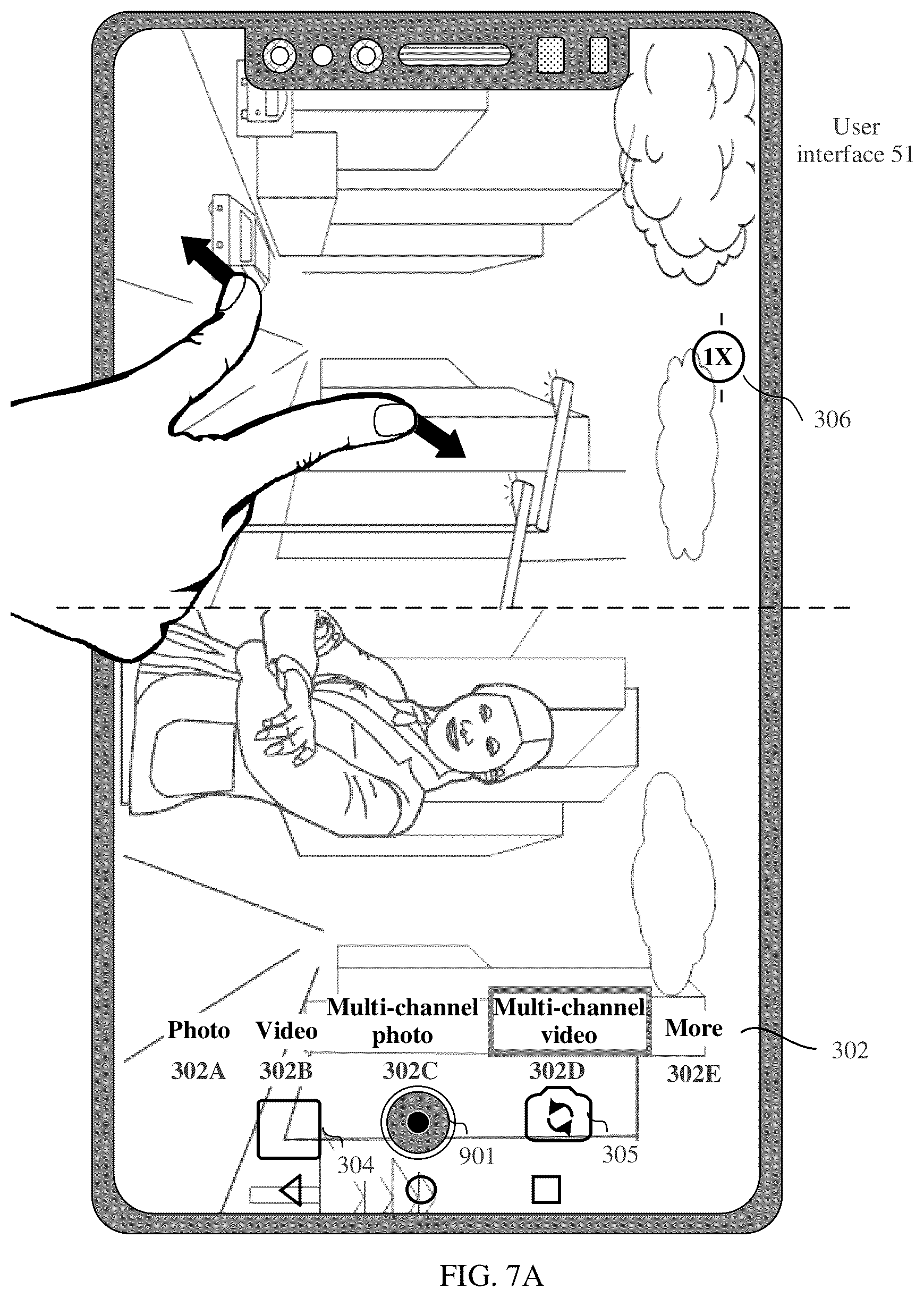 Patent US11832022 Figure 17 – Framing method for multi-channel video recording, graphical user interface, and electronic device