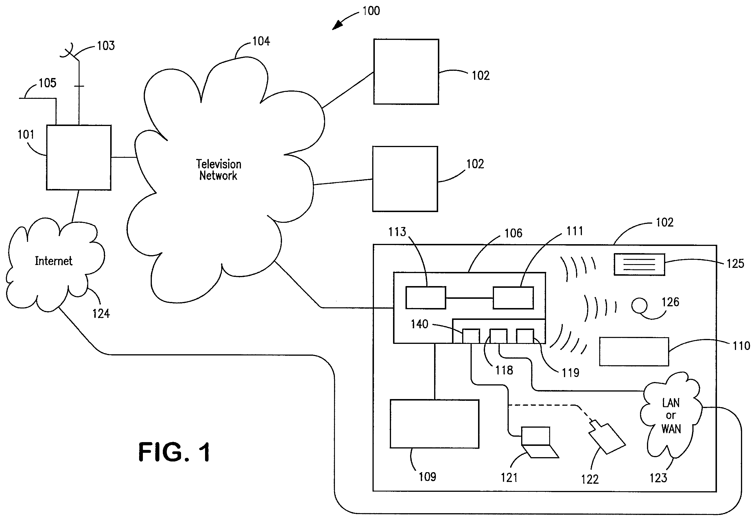 Patent US11832024 Figure 1 – Method and apparatus for delivering video and video-related content at sub-asset level