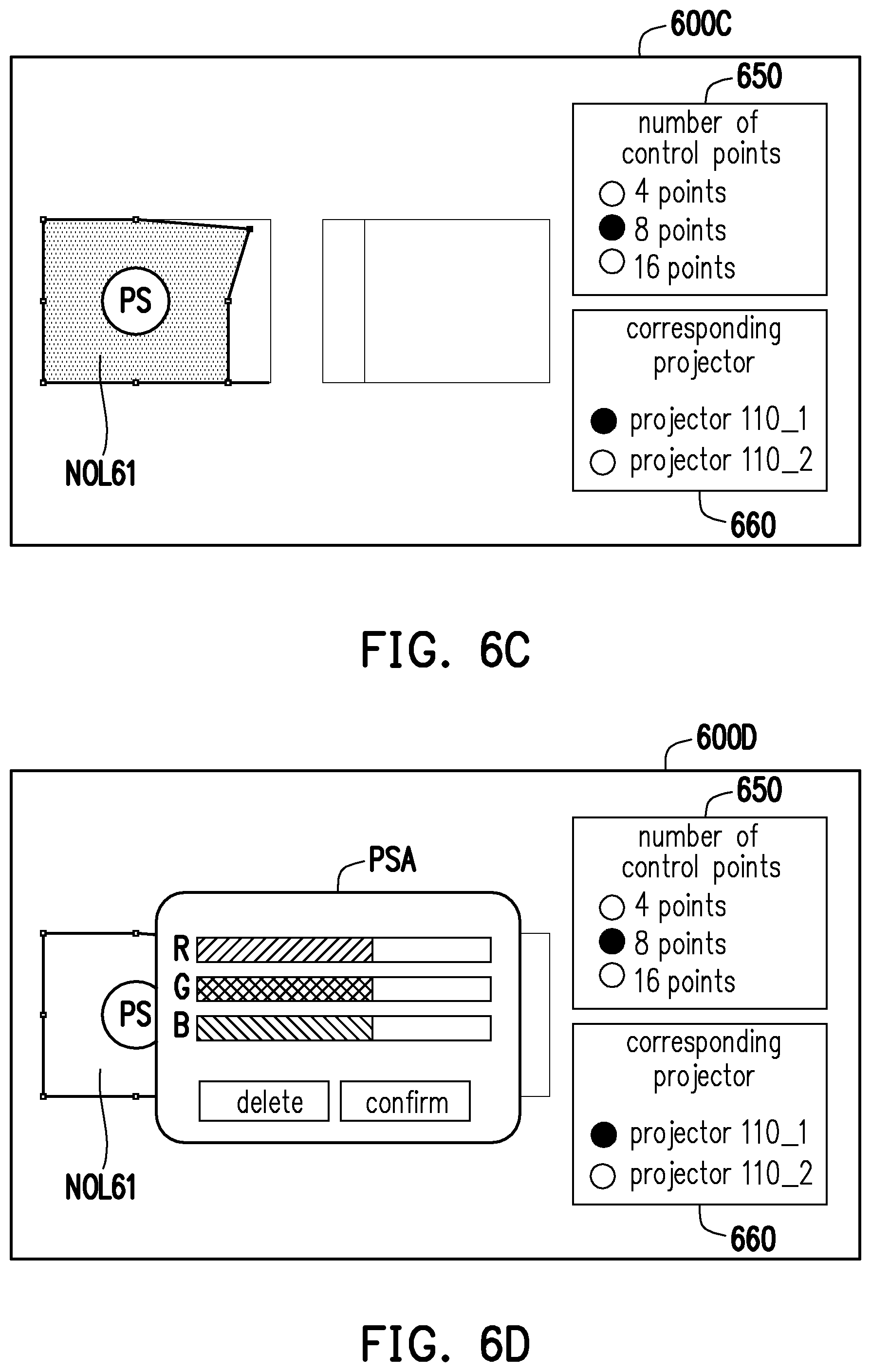 Patent US11832029 Figure 6 – Projection system and projection image adjustment method thereof