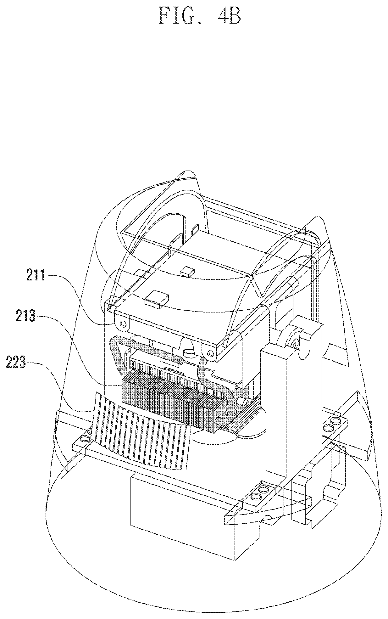 Patent US11832030 Figure 6 – Electronic apparatus including projector